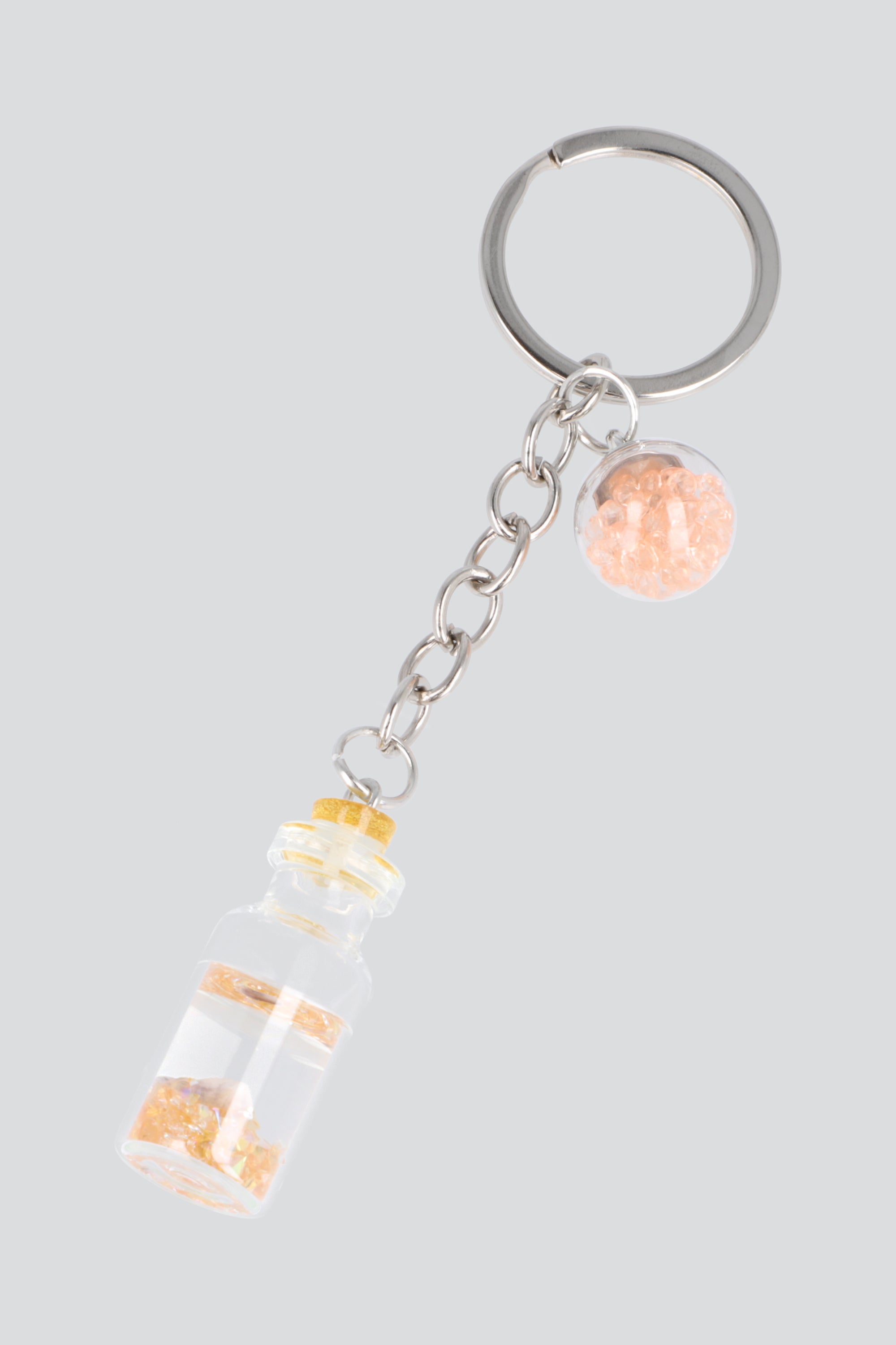 Llavero frasco esfera AMARILLO