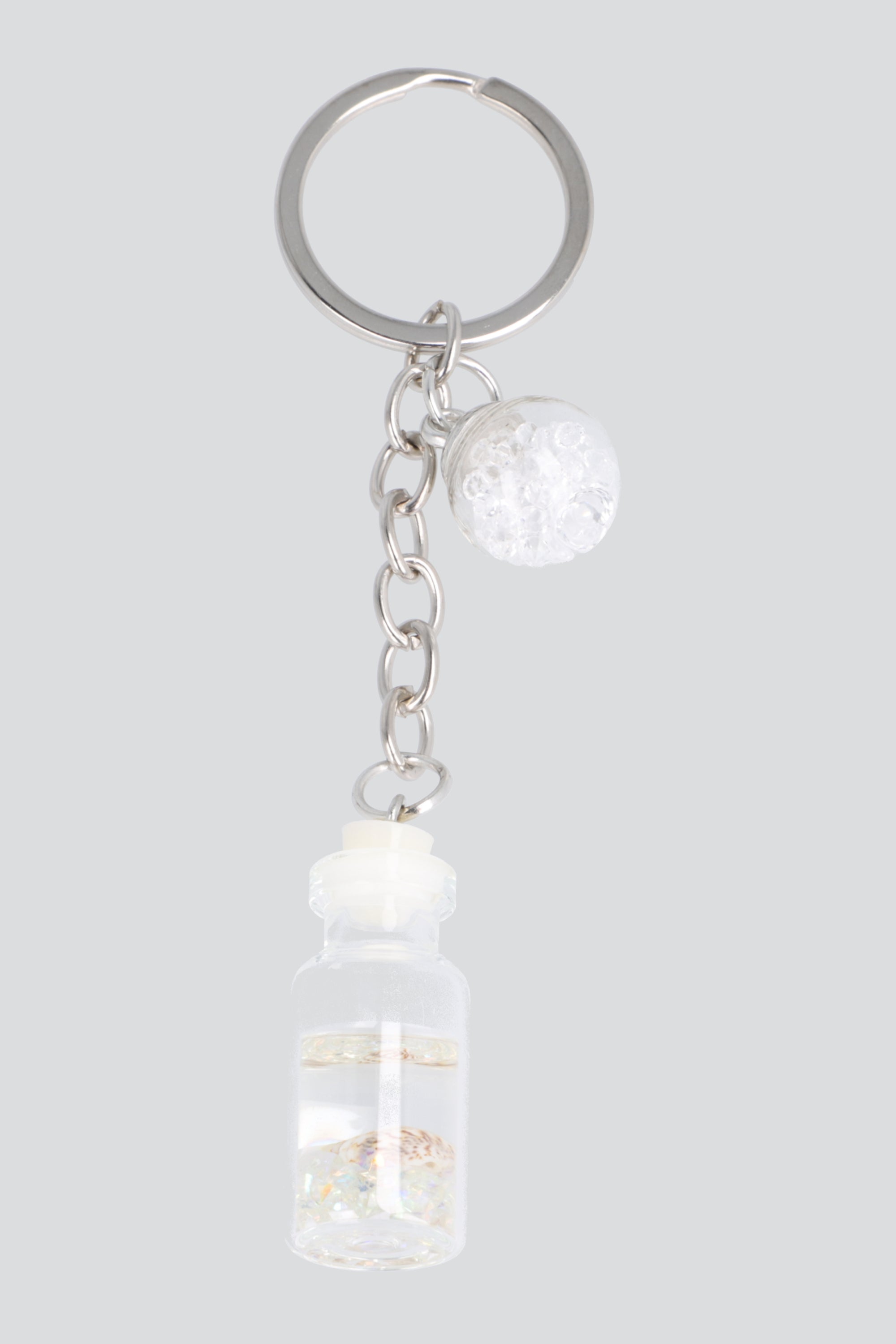 Llavero frasco esfera BLANCO