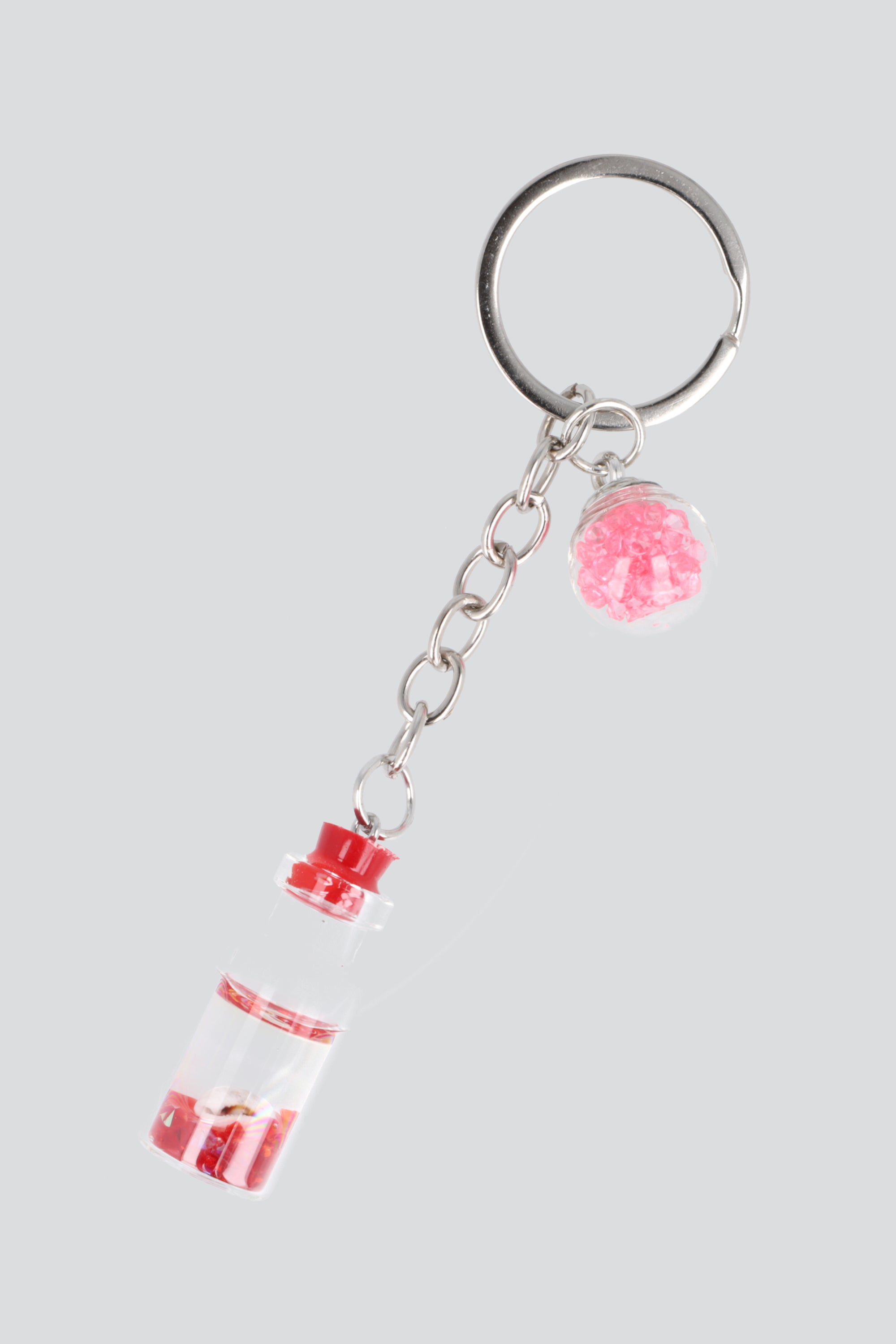 Llavero frasco esfera ROJO