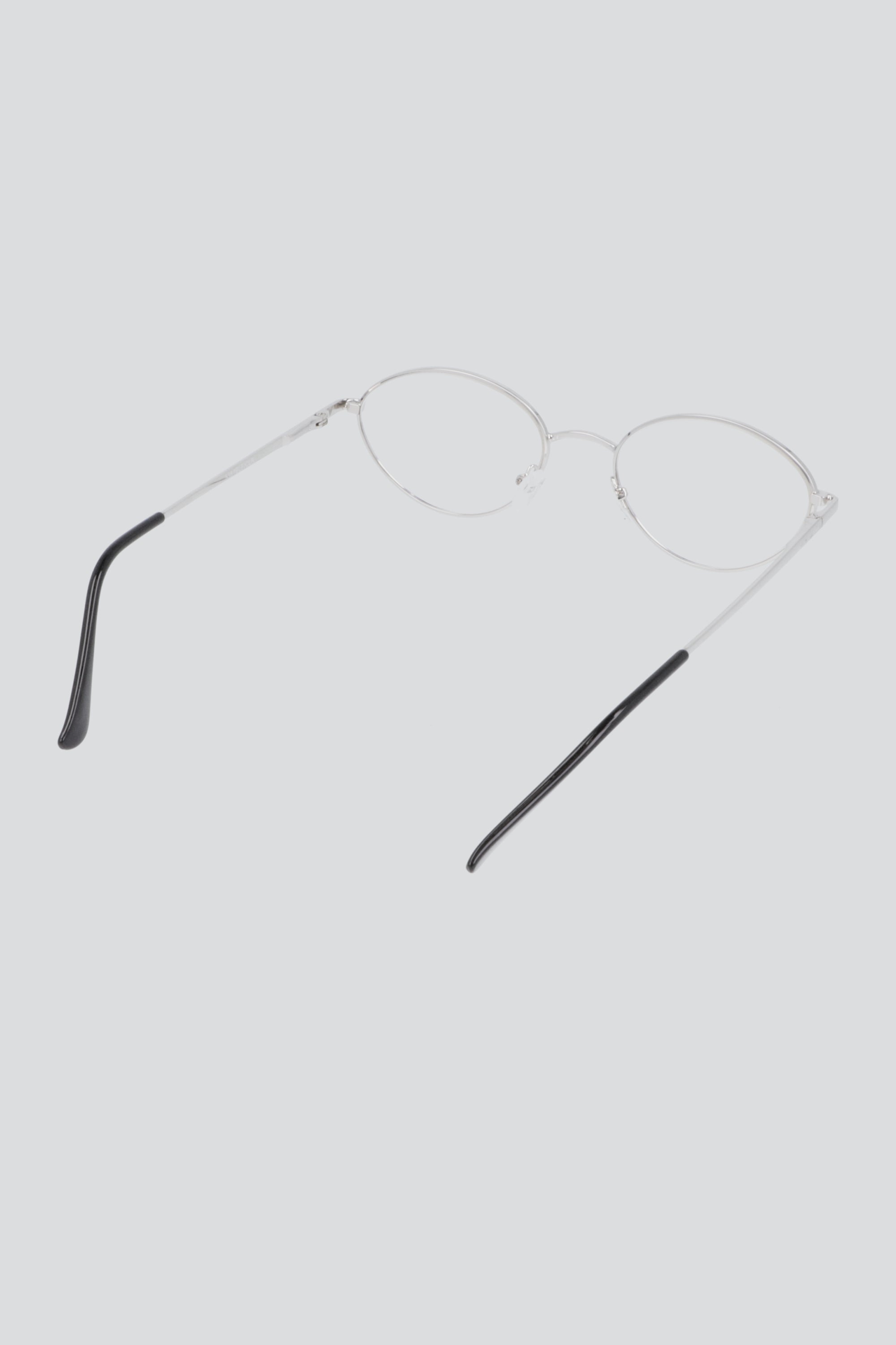 Lentes slim semi redondos luz azul PLATA