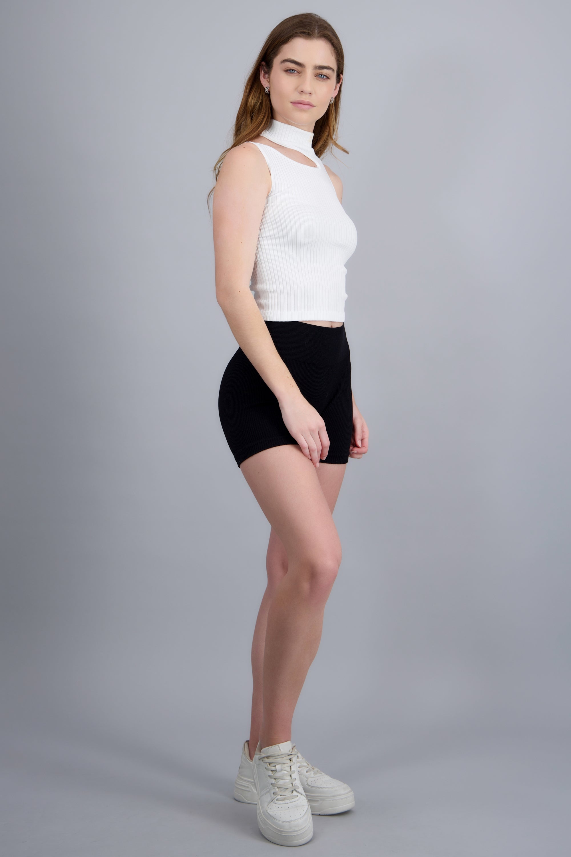 Biker shorts seamless NEGRO