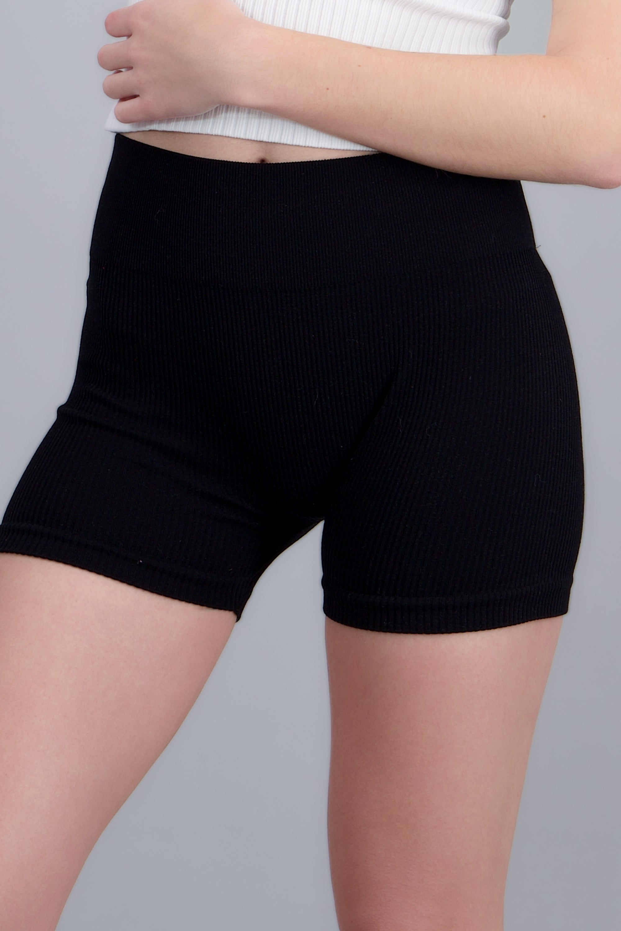 Biker shorts seamless NEGRO