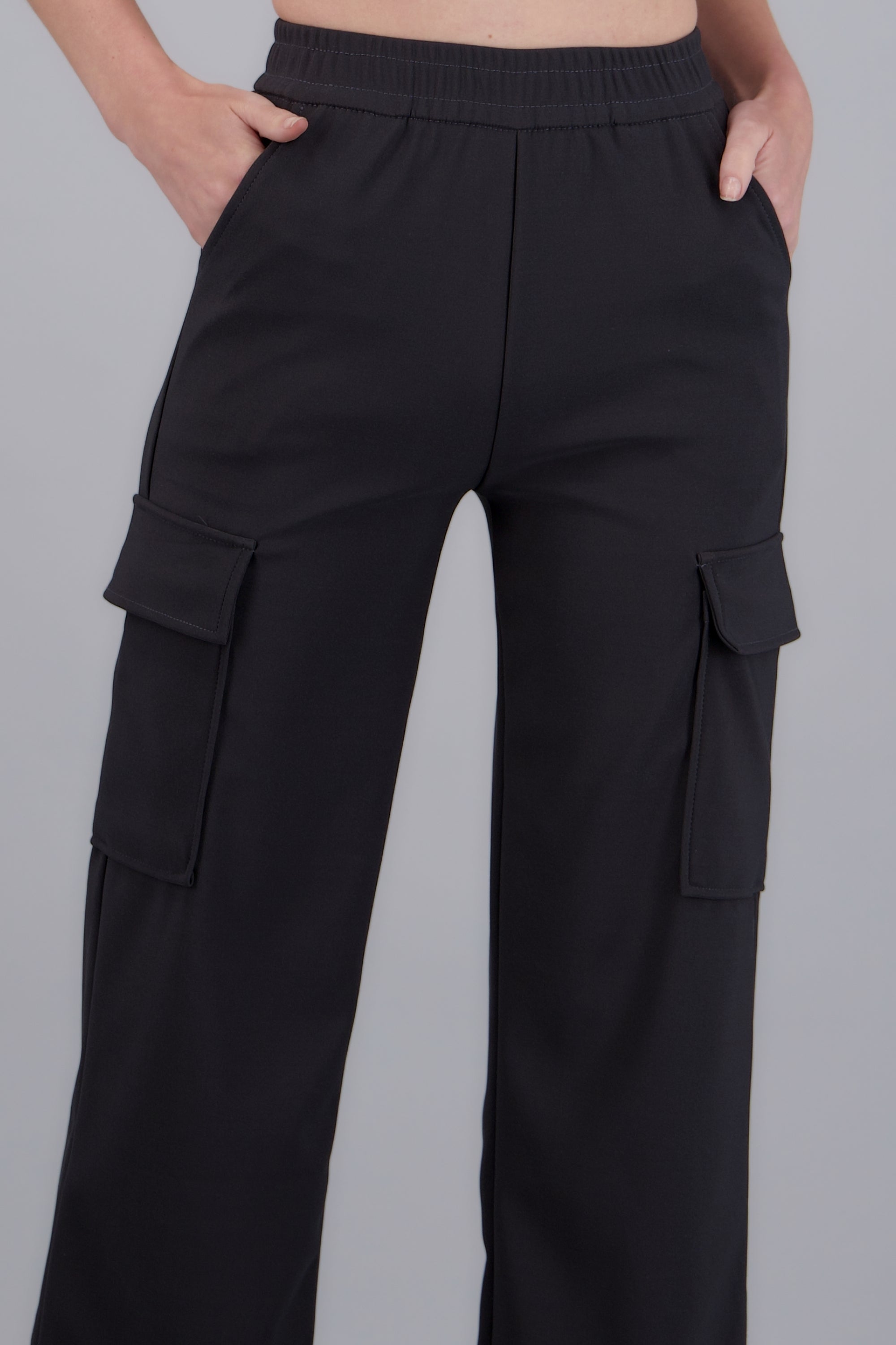 Pants cargo tacto suave GRIS OBSCURO