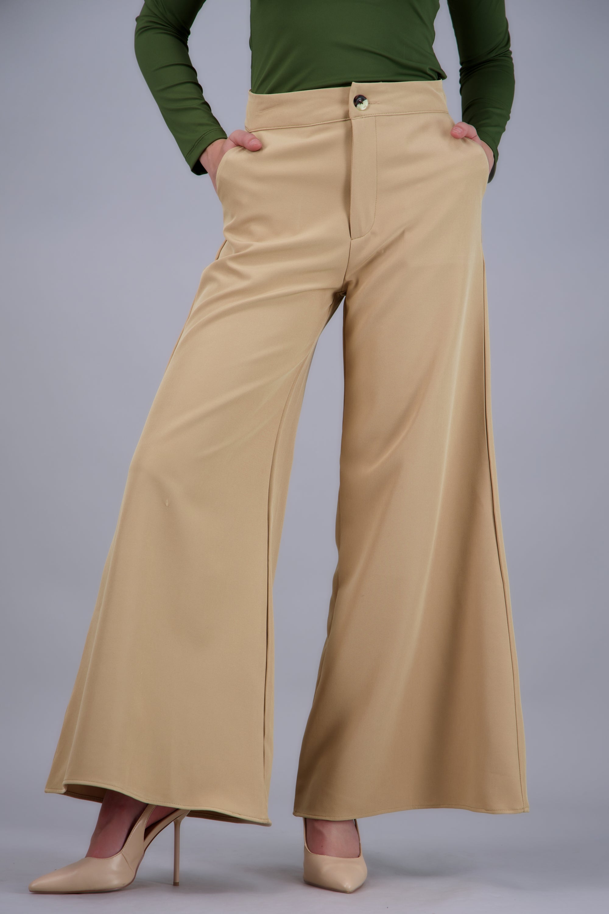 Pantalon extra wide leg fluido ARENA