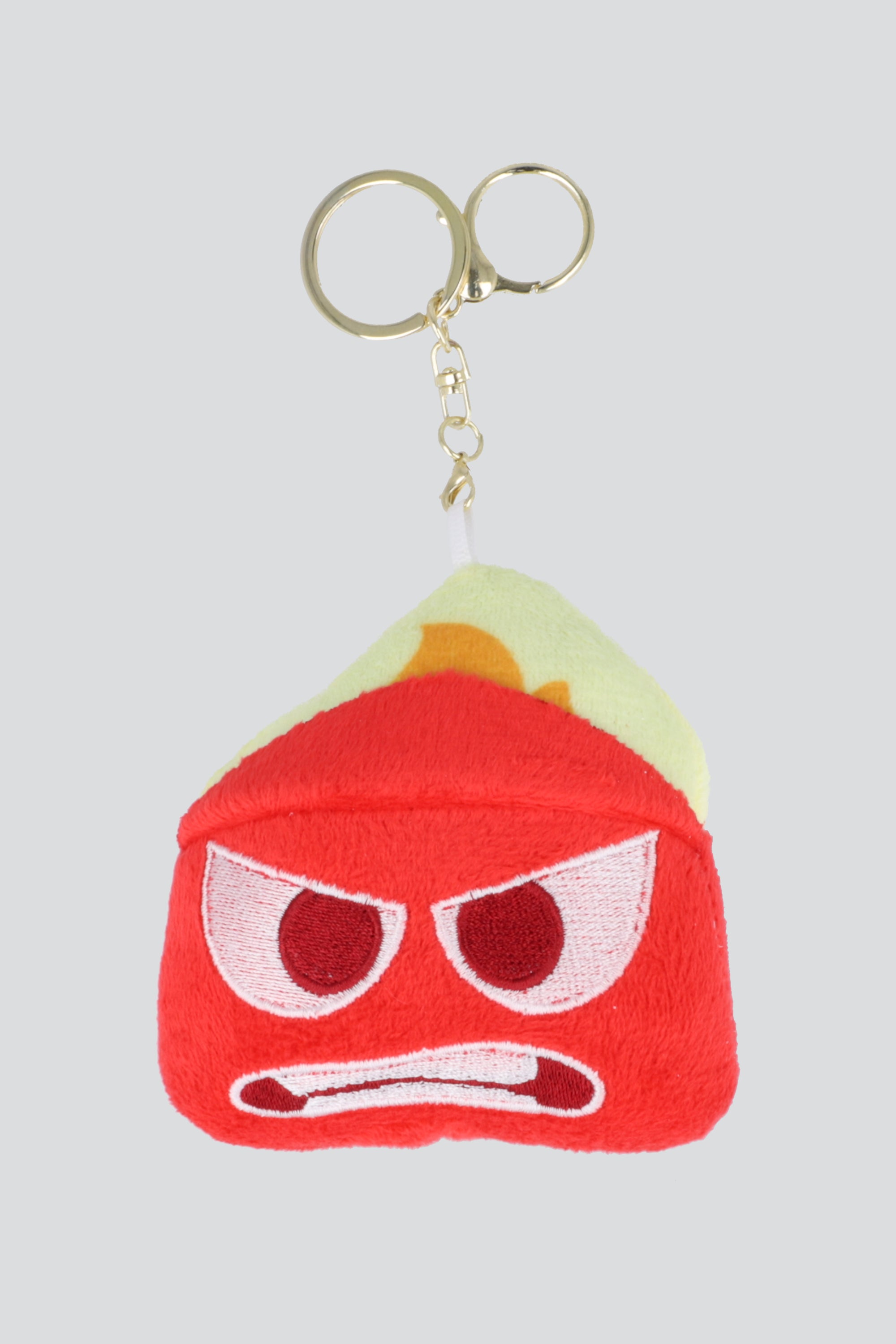 Llavero de peluche Furia Intensamente ROJO