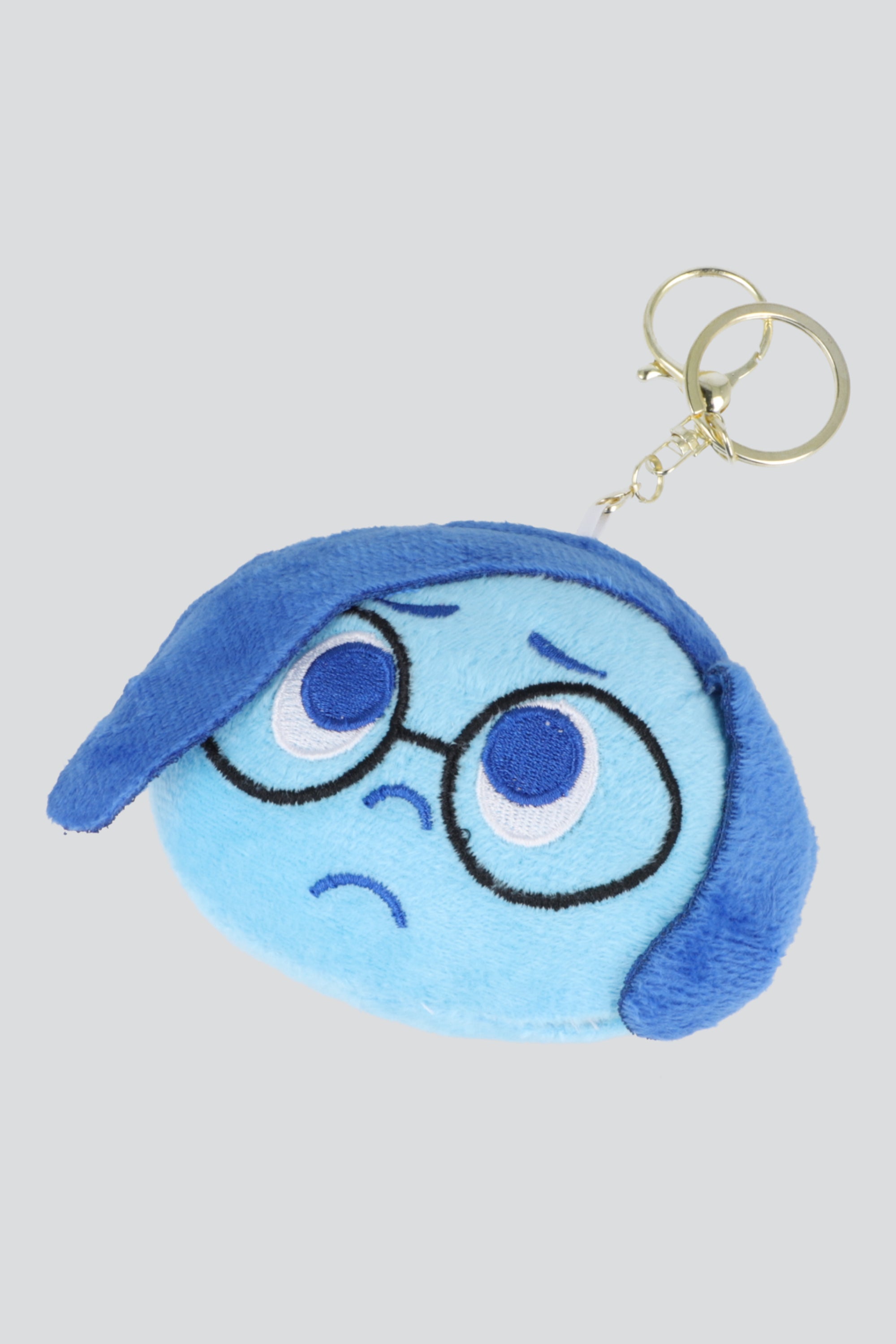 Llavero de peluche Tristeza Intensamente AZUL