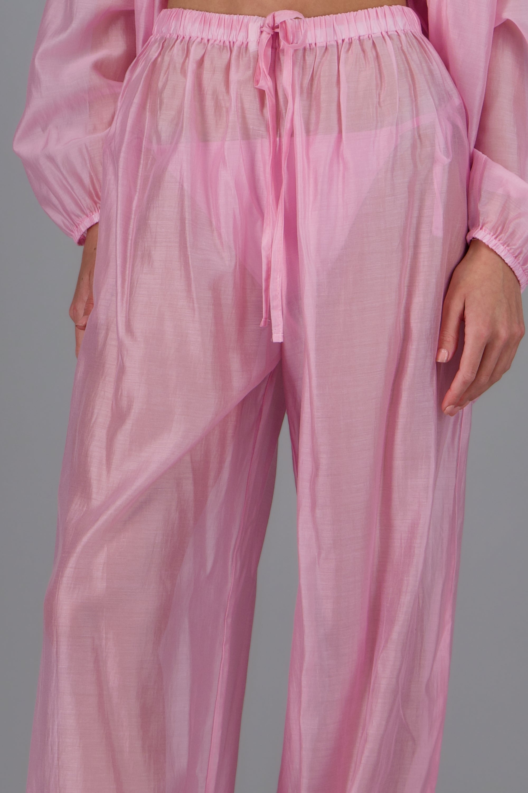 Pantalon jareta ligero ROSA