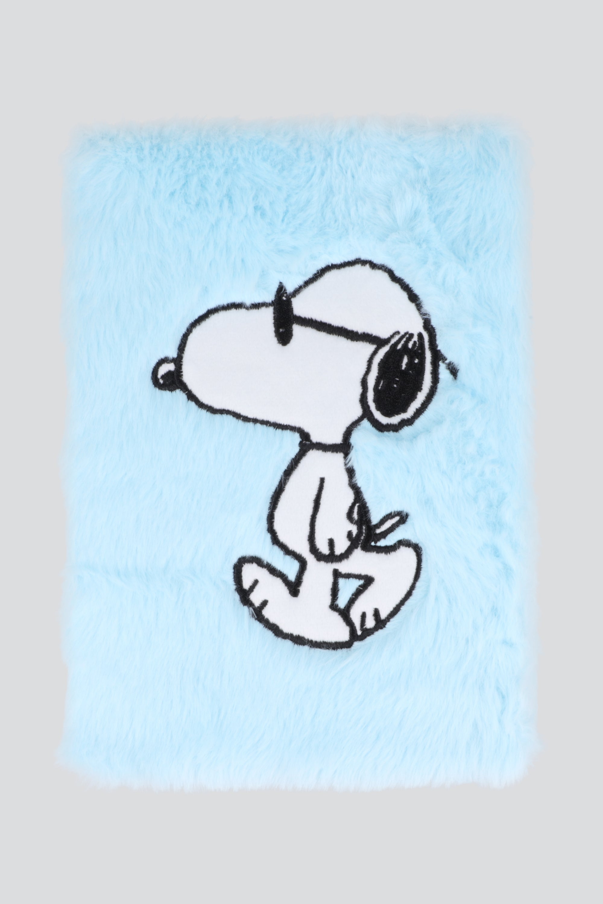 Libreta de peluche Snoopy AZUL PASTEL