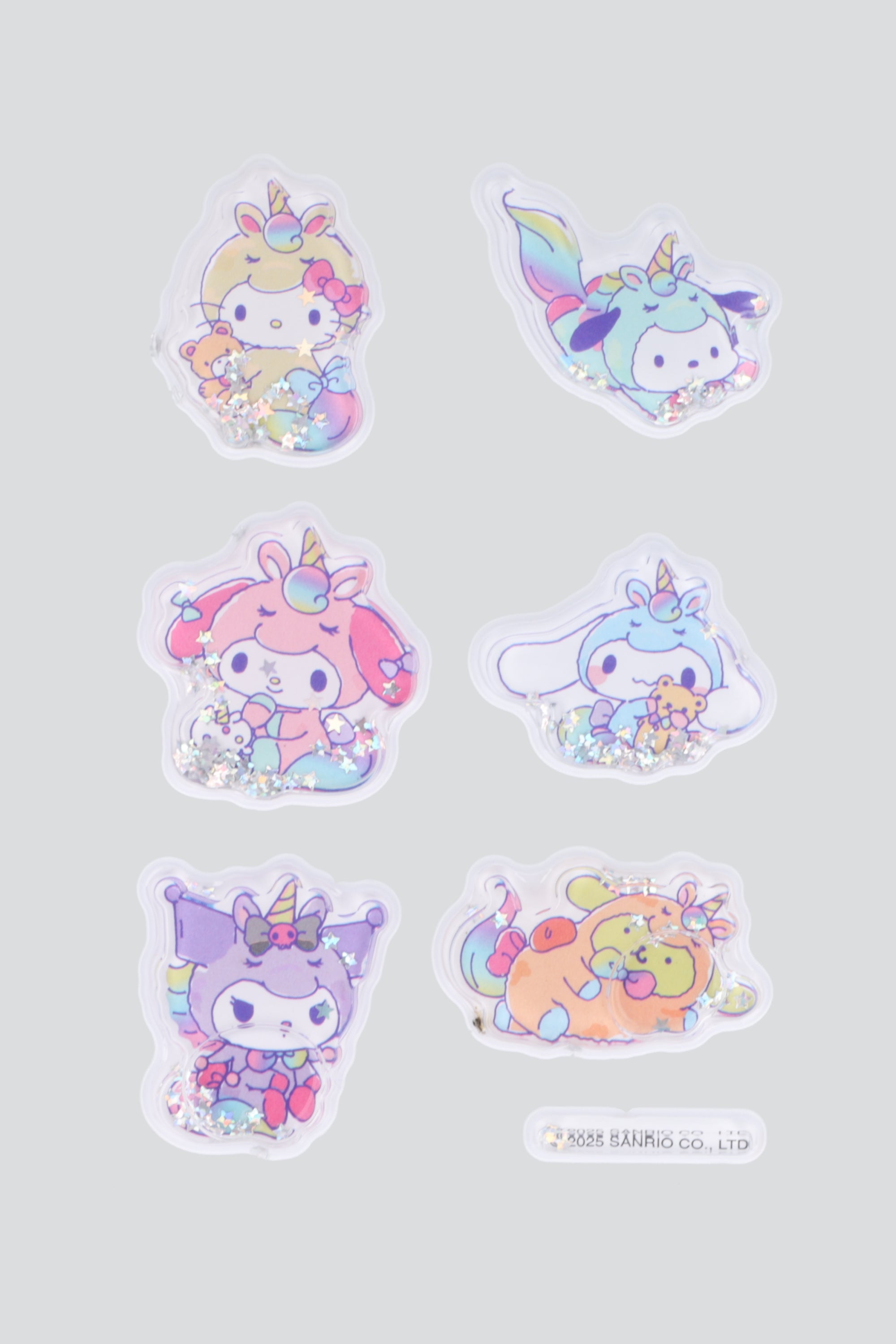 Stickers con agua Hello Kitty MULTICOLOR PASTEL
