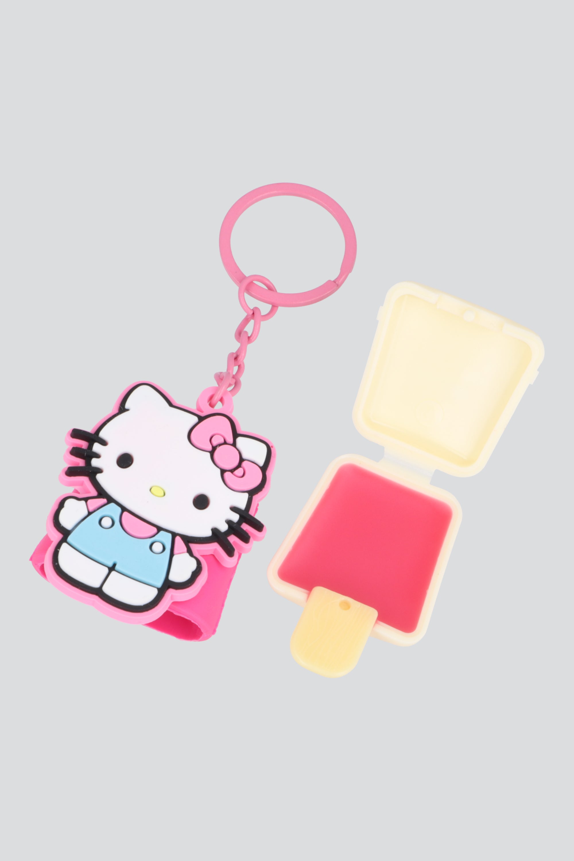 Brillo labial con llavero paleta Hello Kitty ROSA