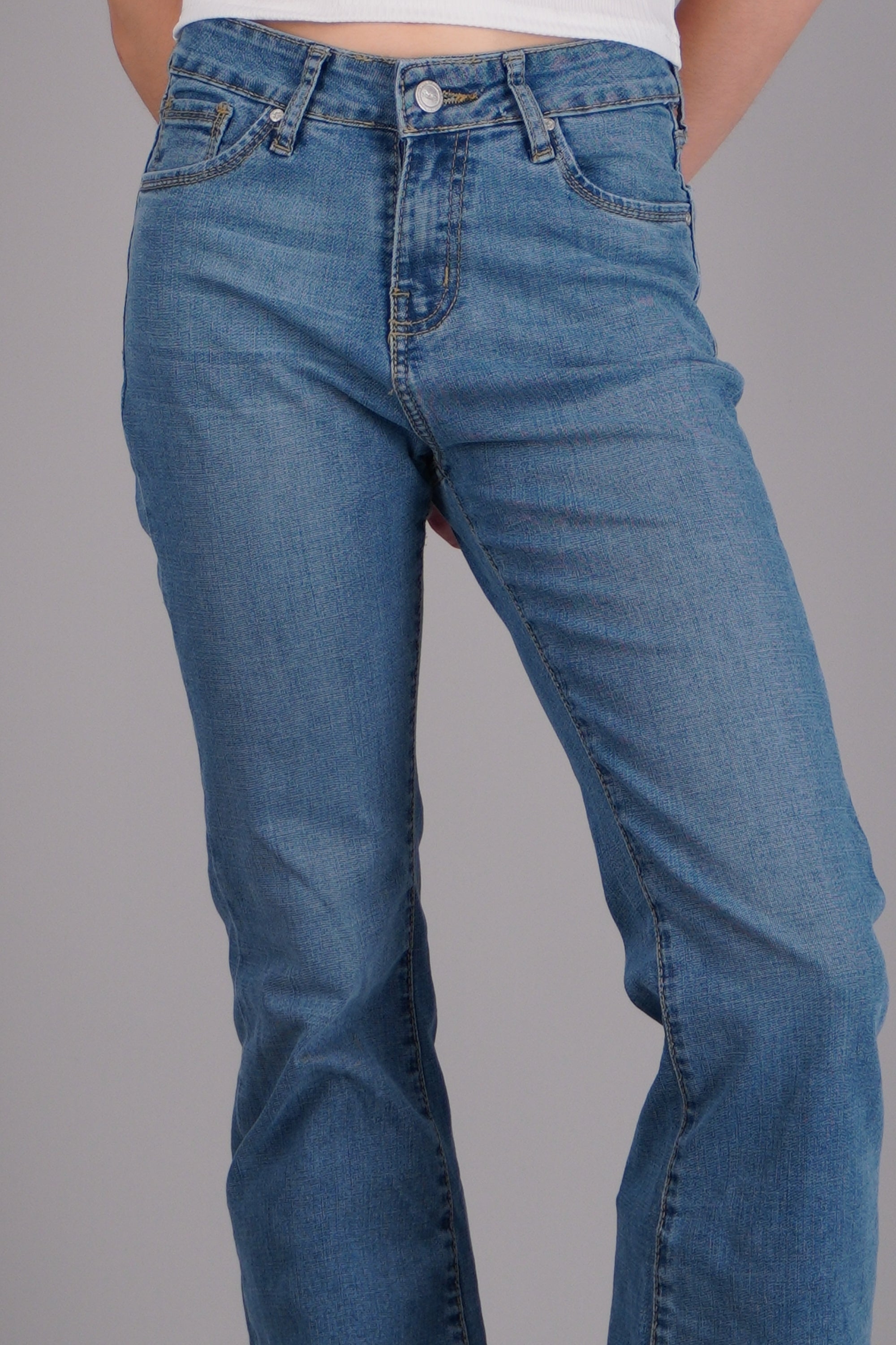 Jeans flare slim LIGHT WASH