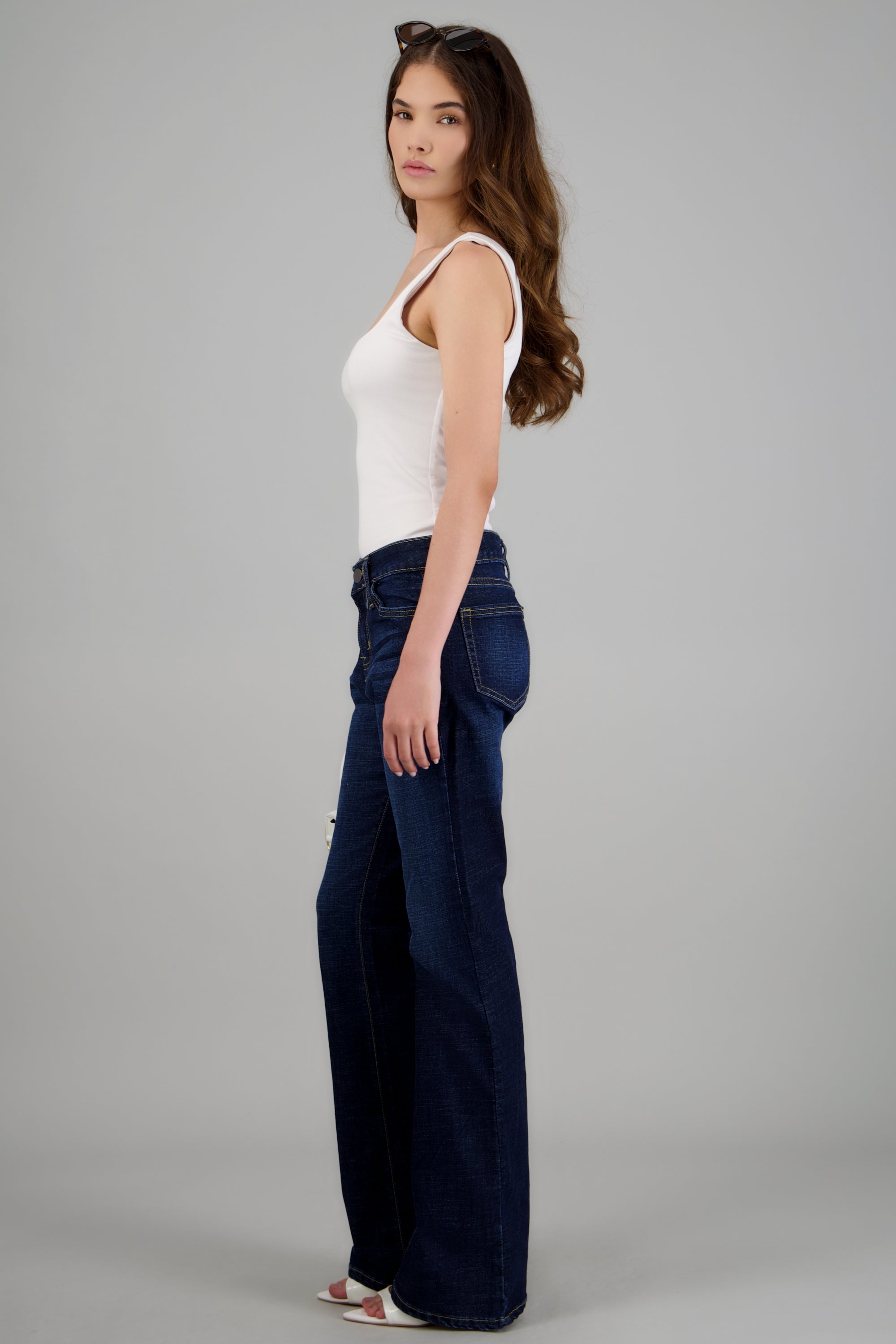 Jeans flare slim INDIGO