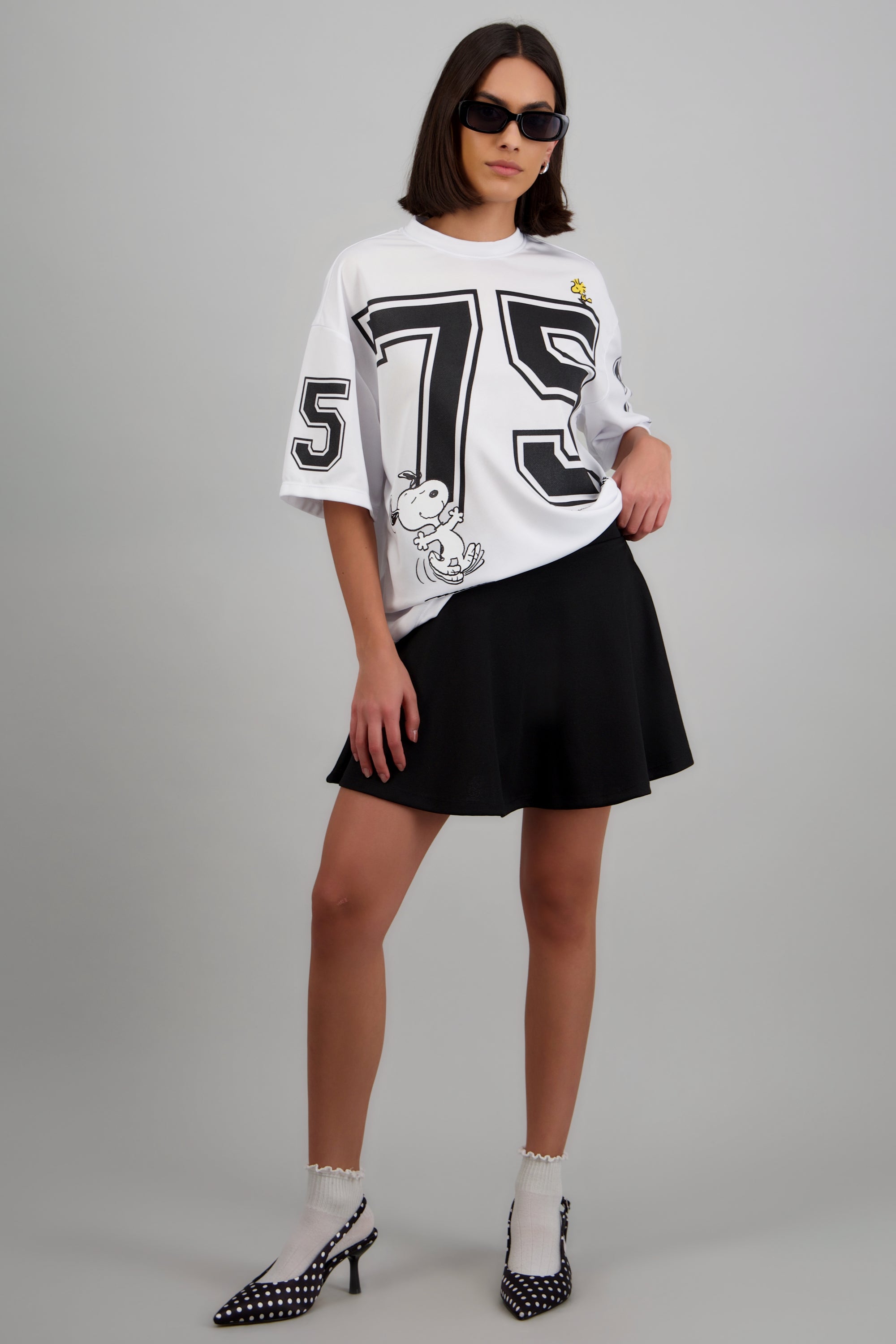Playera deportiva Snoopy BLANCO