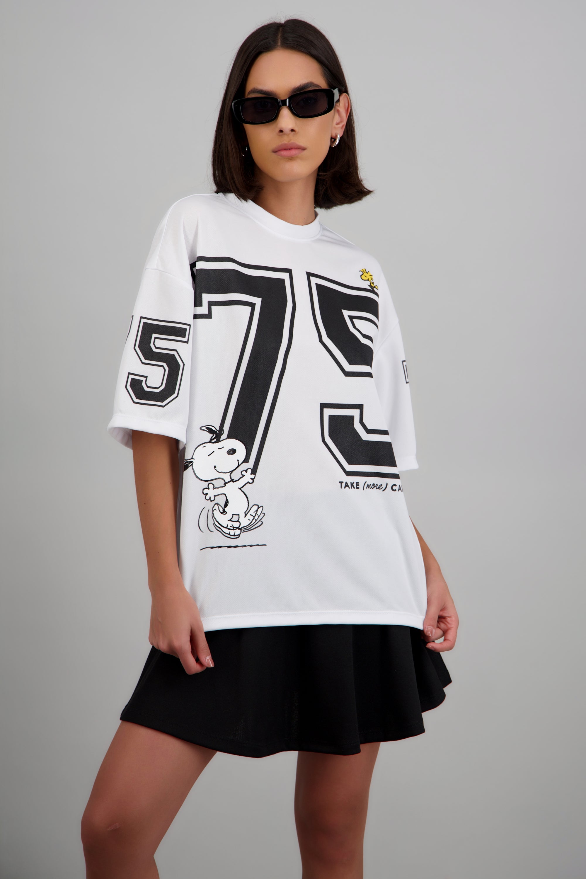 Playera deportiva Snoopy BLANCO