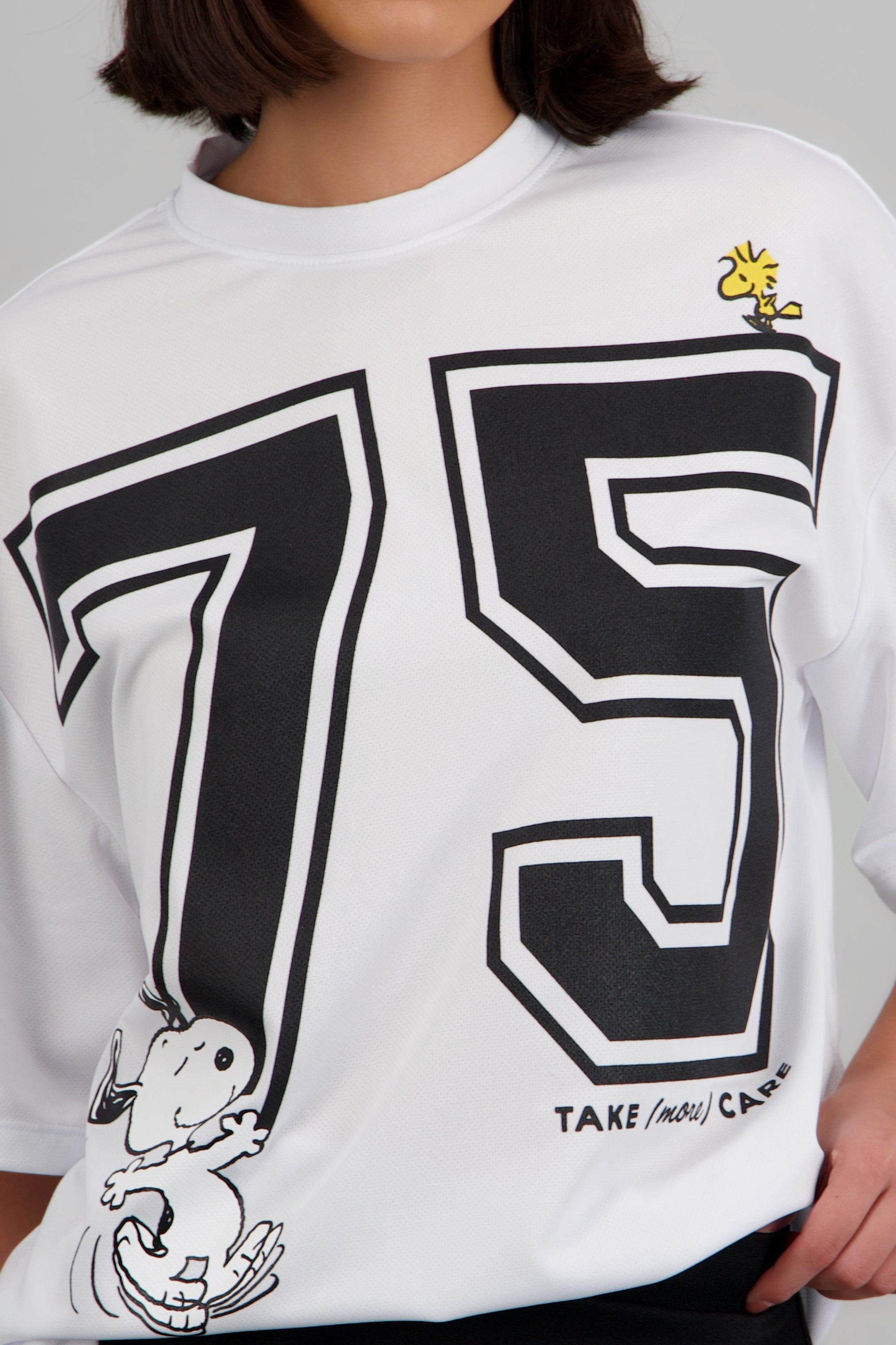 Playera deportiva Snoopy BLANCO