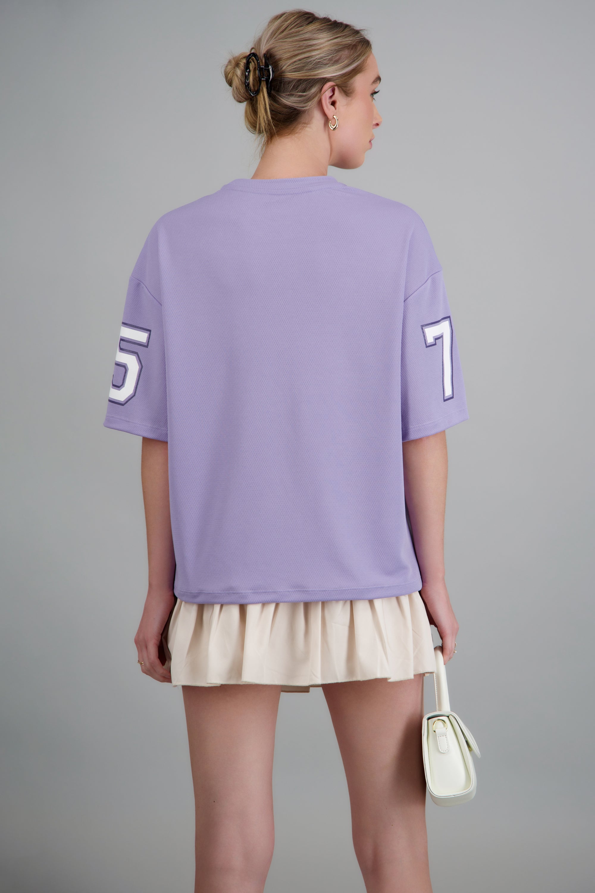 Playera deportiva Snoopy LILA