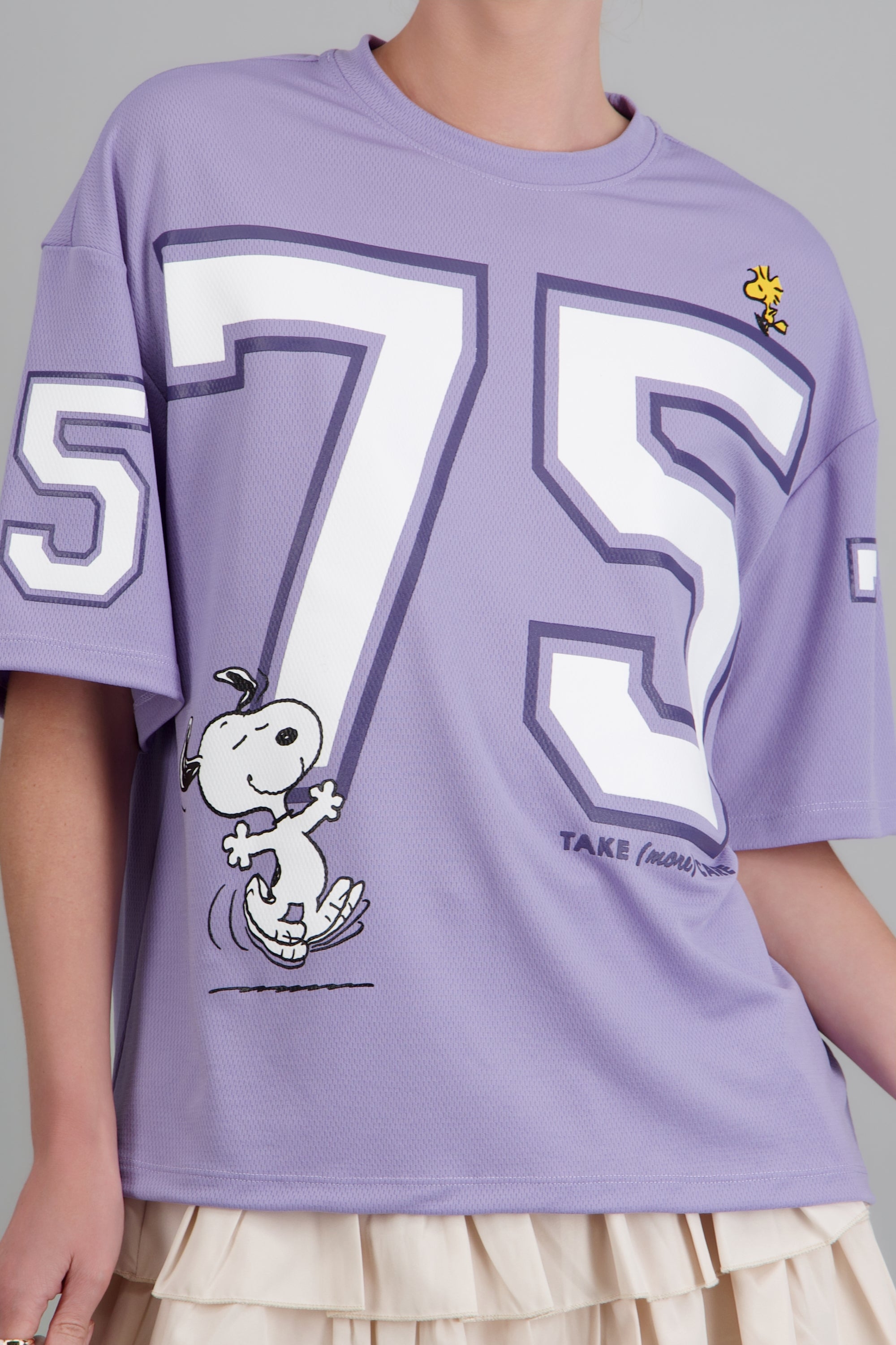 Playera deportiva Snoopy LILA