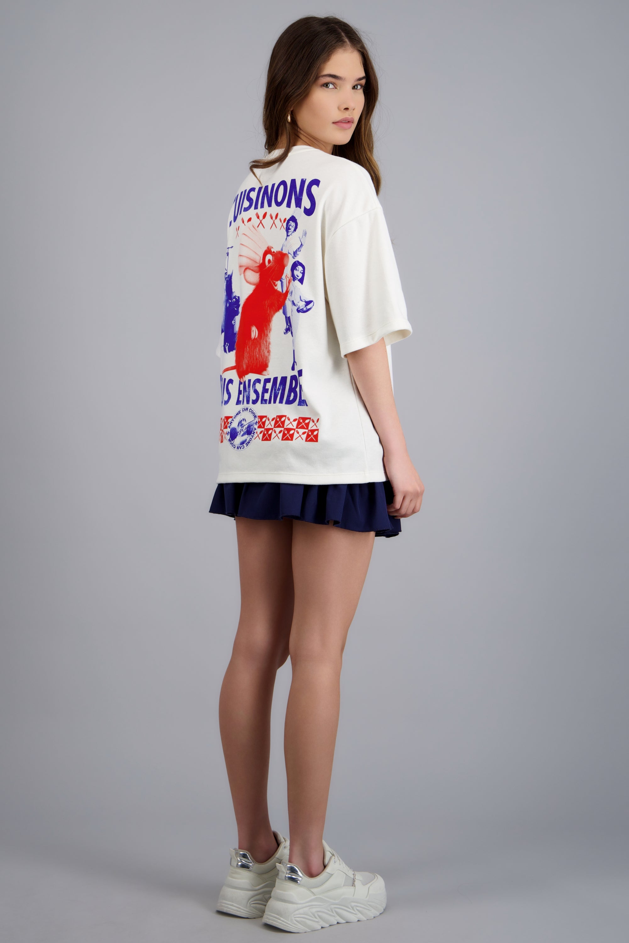 Playera Ratatouille personajes BLANCO