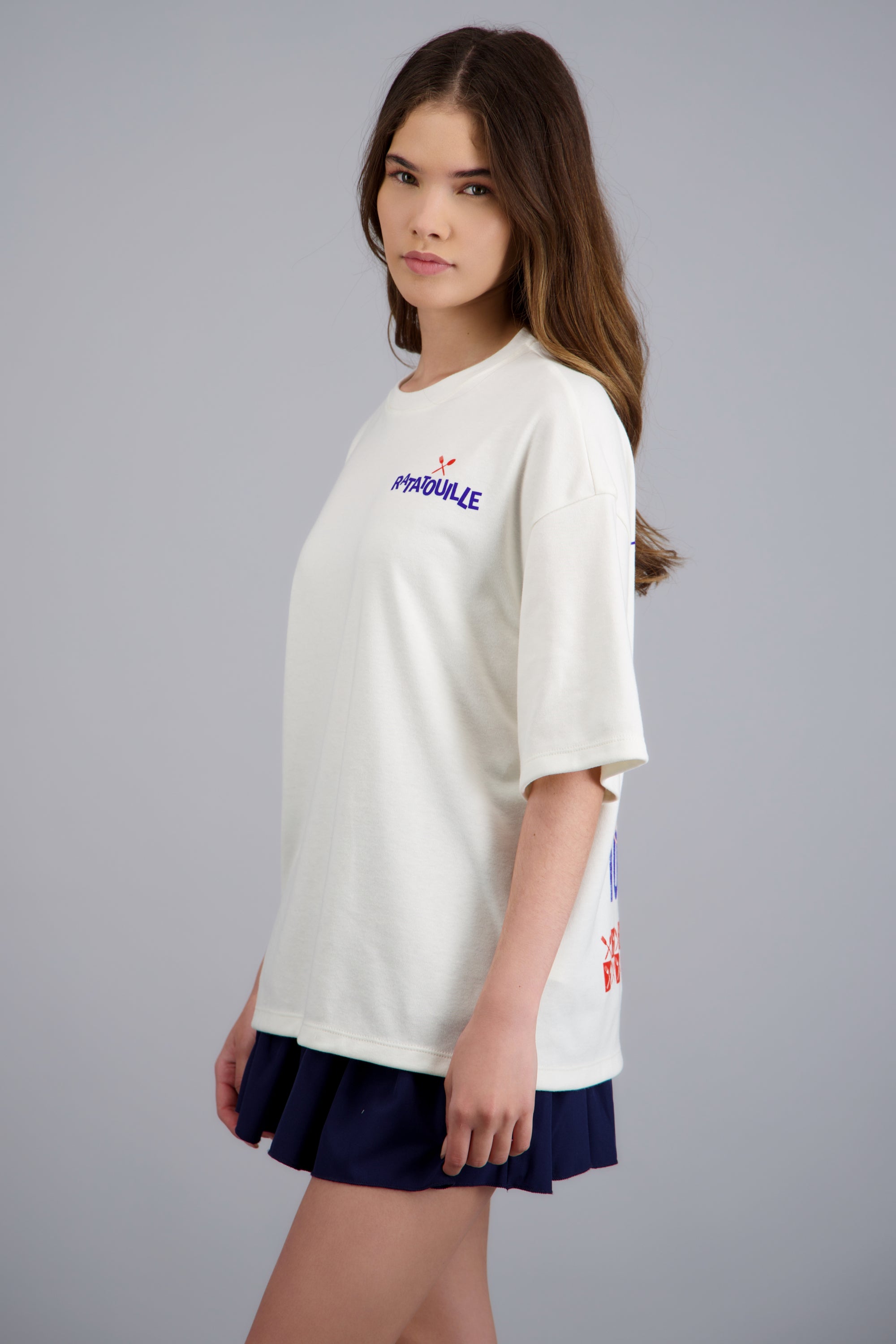 Playera Ratatouille personajes BLANCO