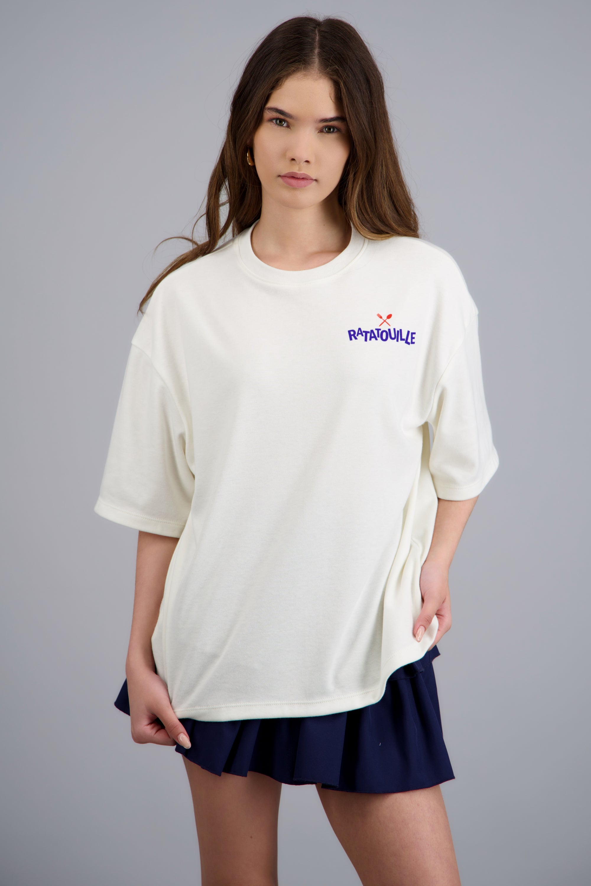 Playera Ratatouille personajes BLANCO