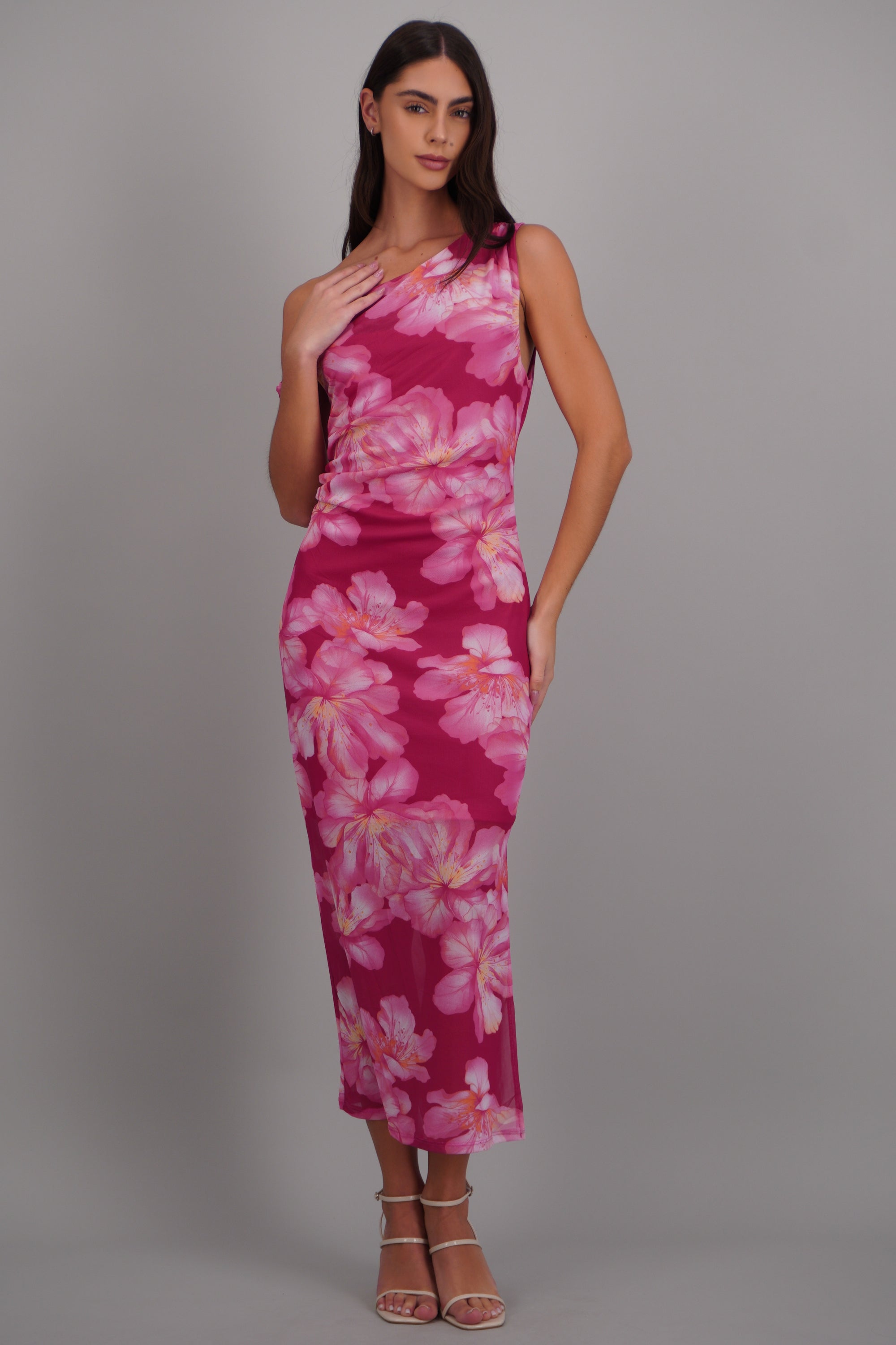 Vestido maxi flor FIUSHA