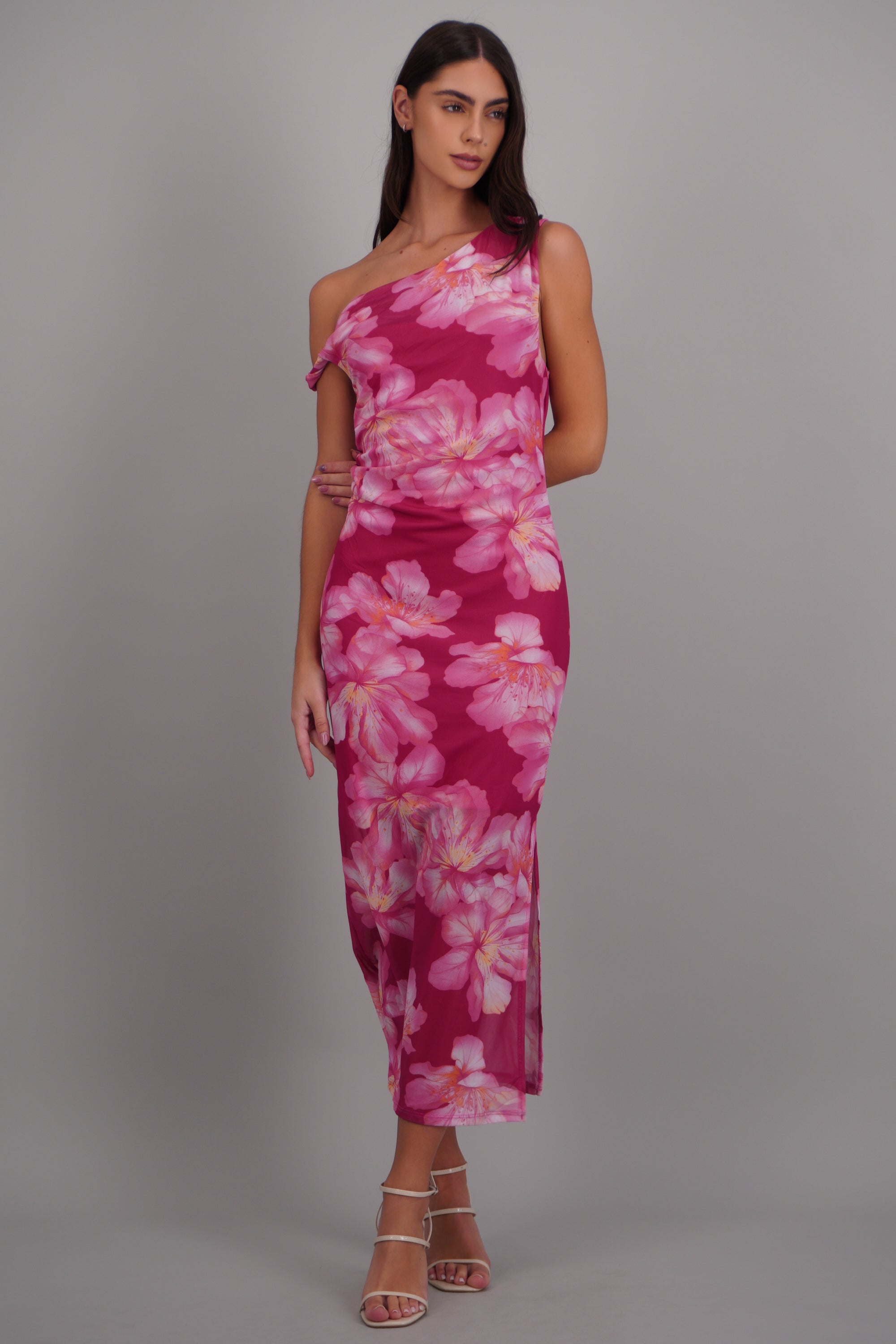 Vestido maxi flor FIUSHA