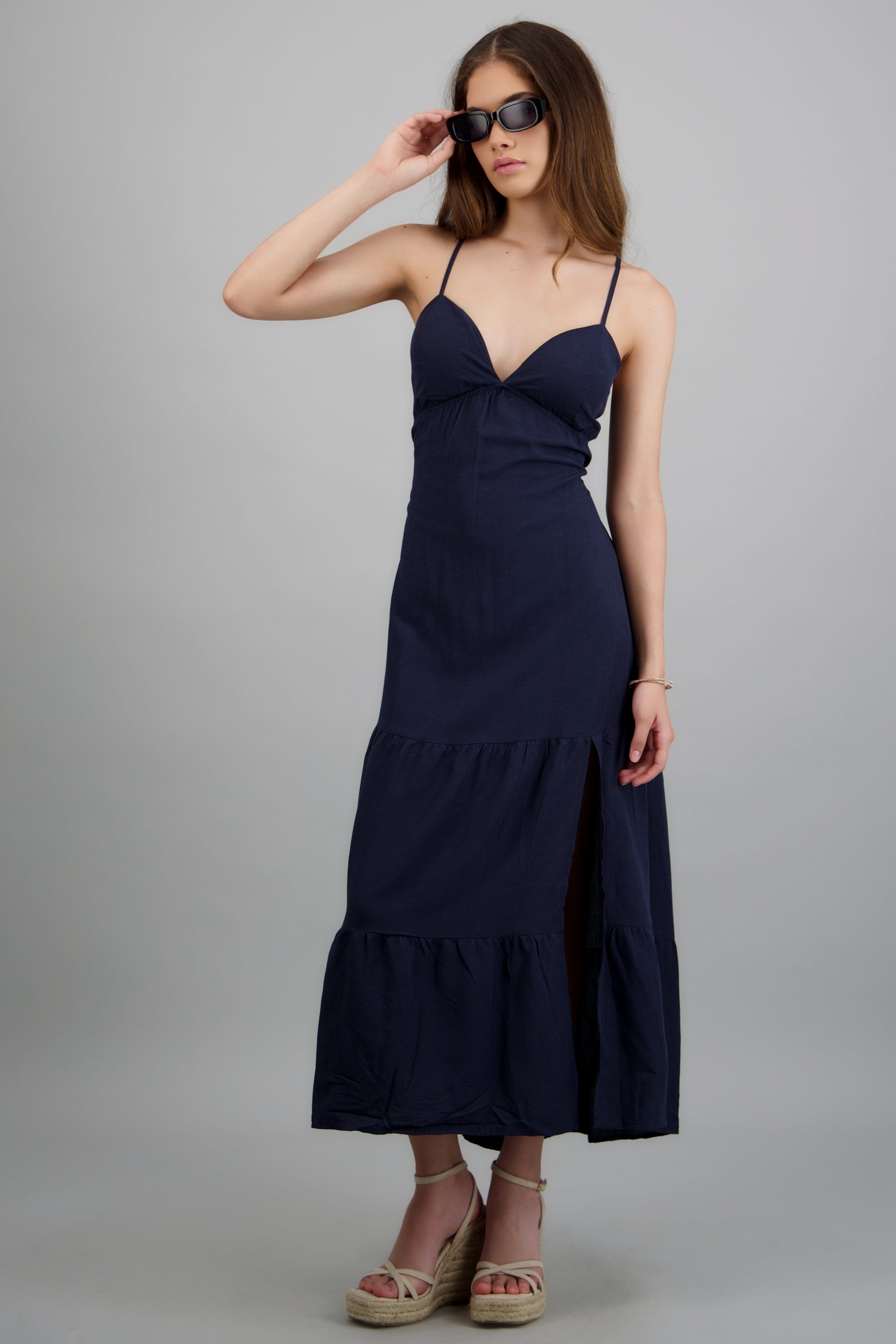 Vestido maxi tirantes MARINO