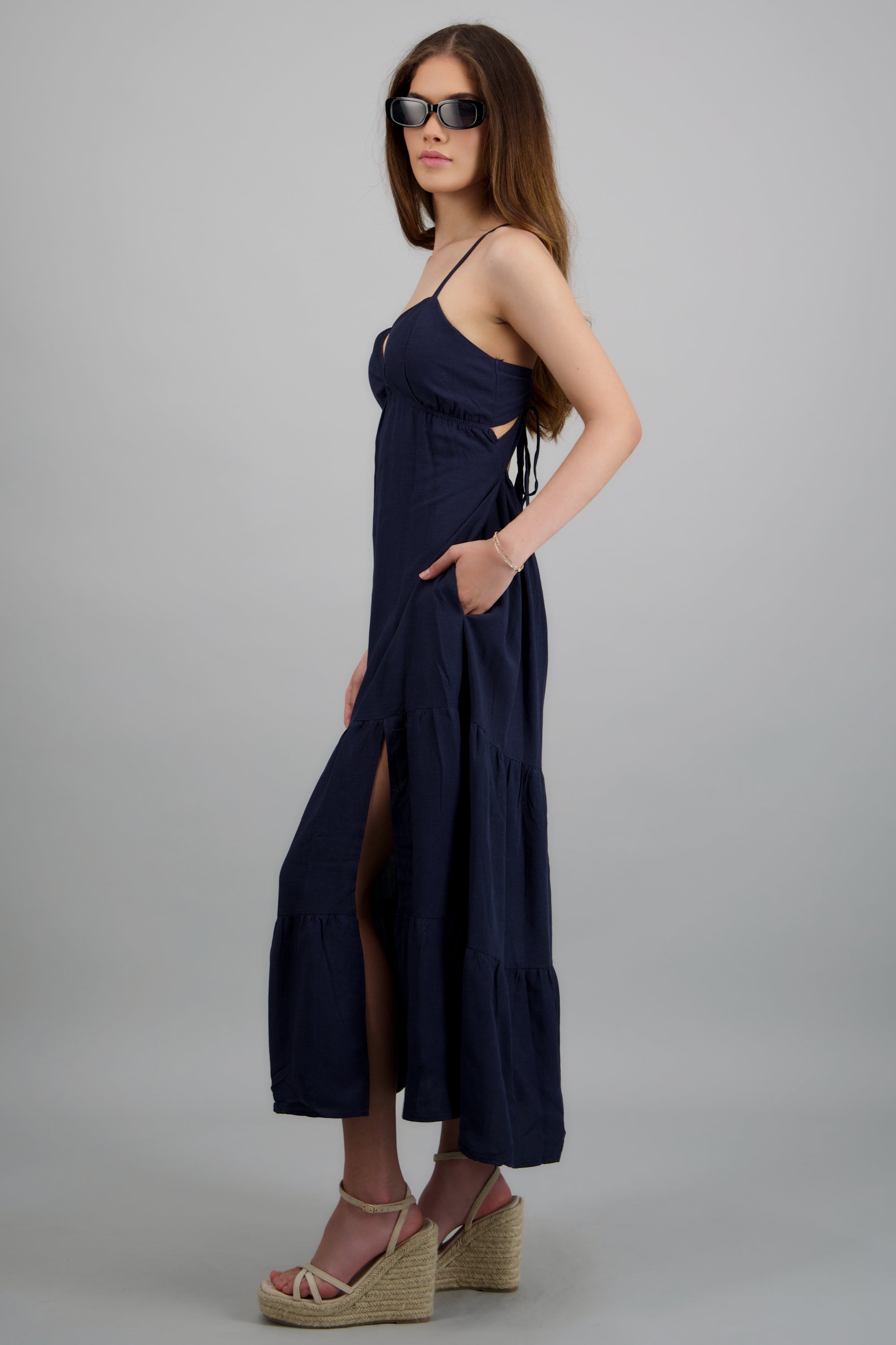 Vestido maxi tirantes MARINO