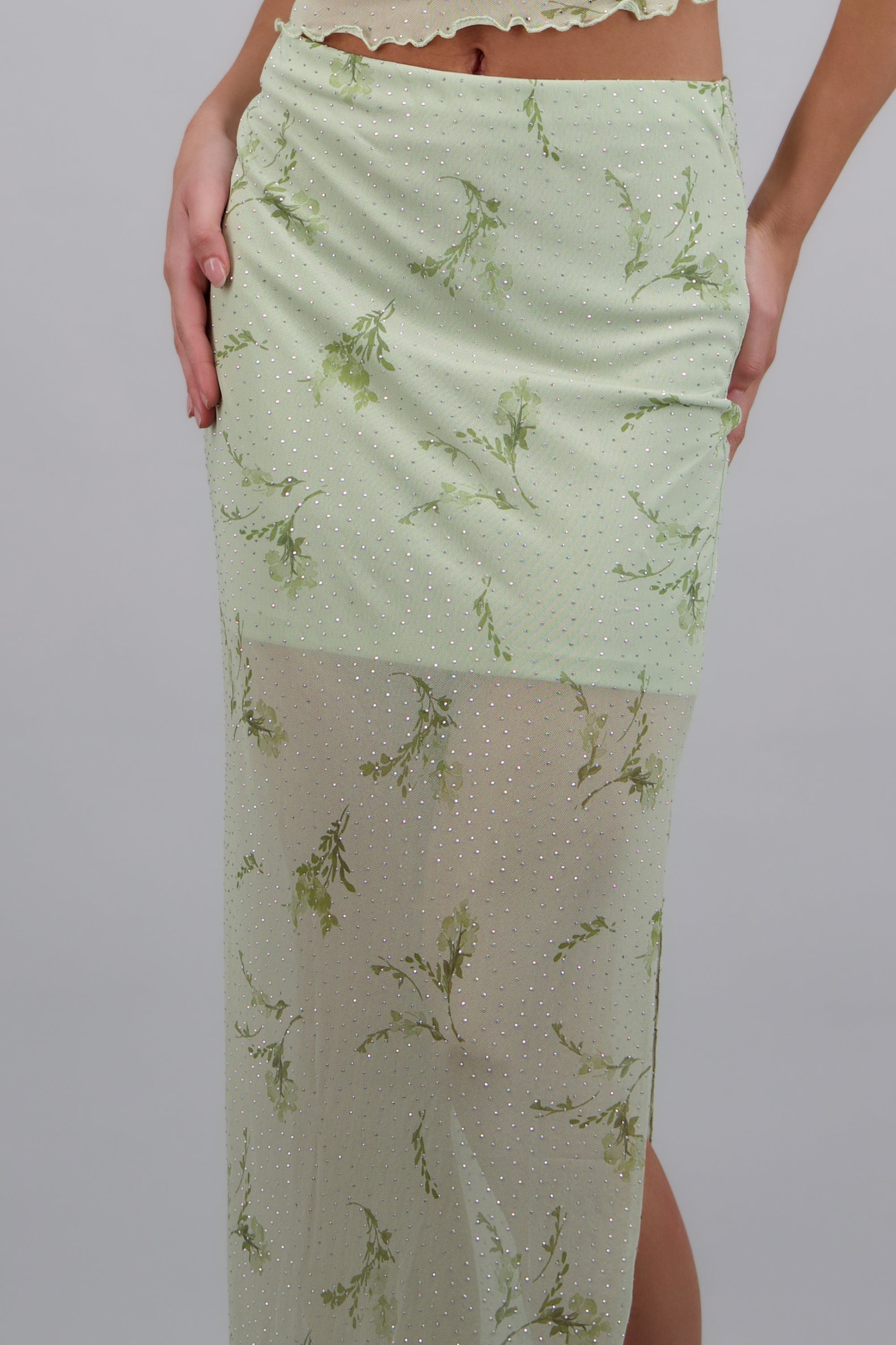 Falda estampado flores SAGE