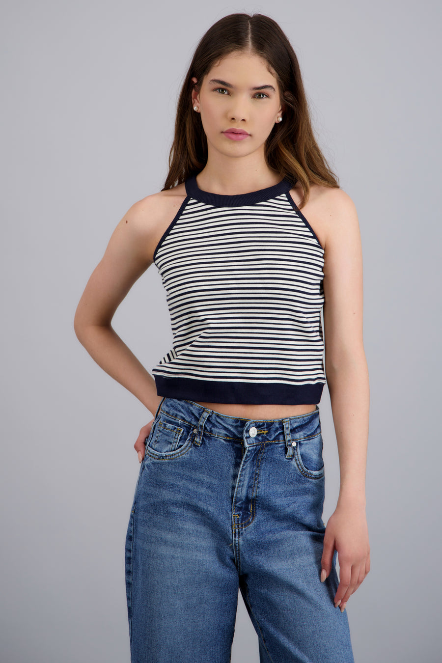 Top rib rayado