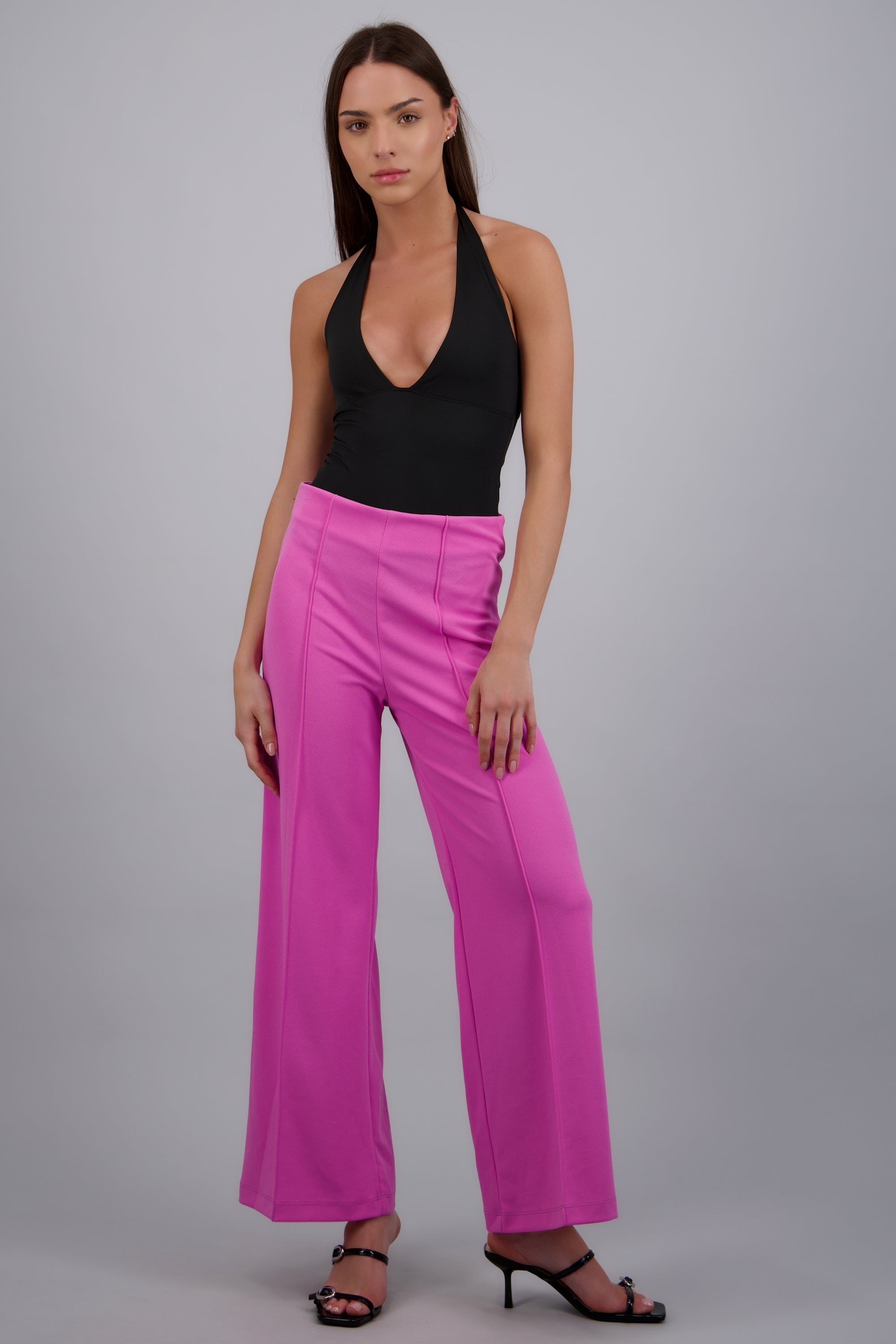 Pantalo amplio costura frontal FIUSHA