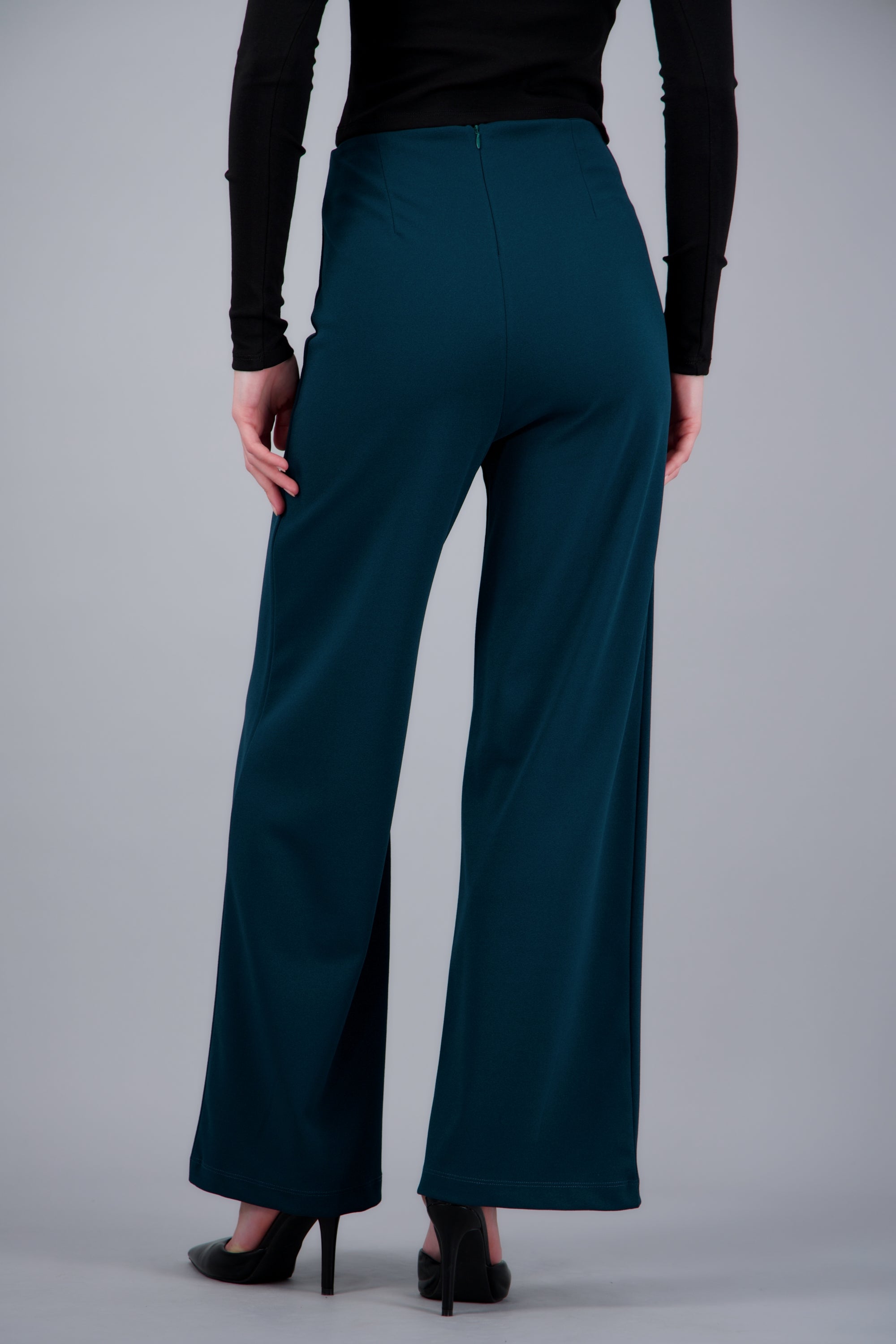 Pantalo amplio costura frontal JADE
