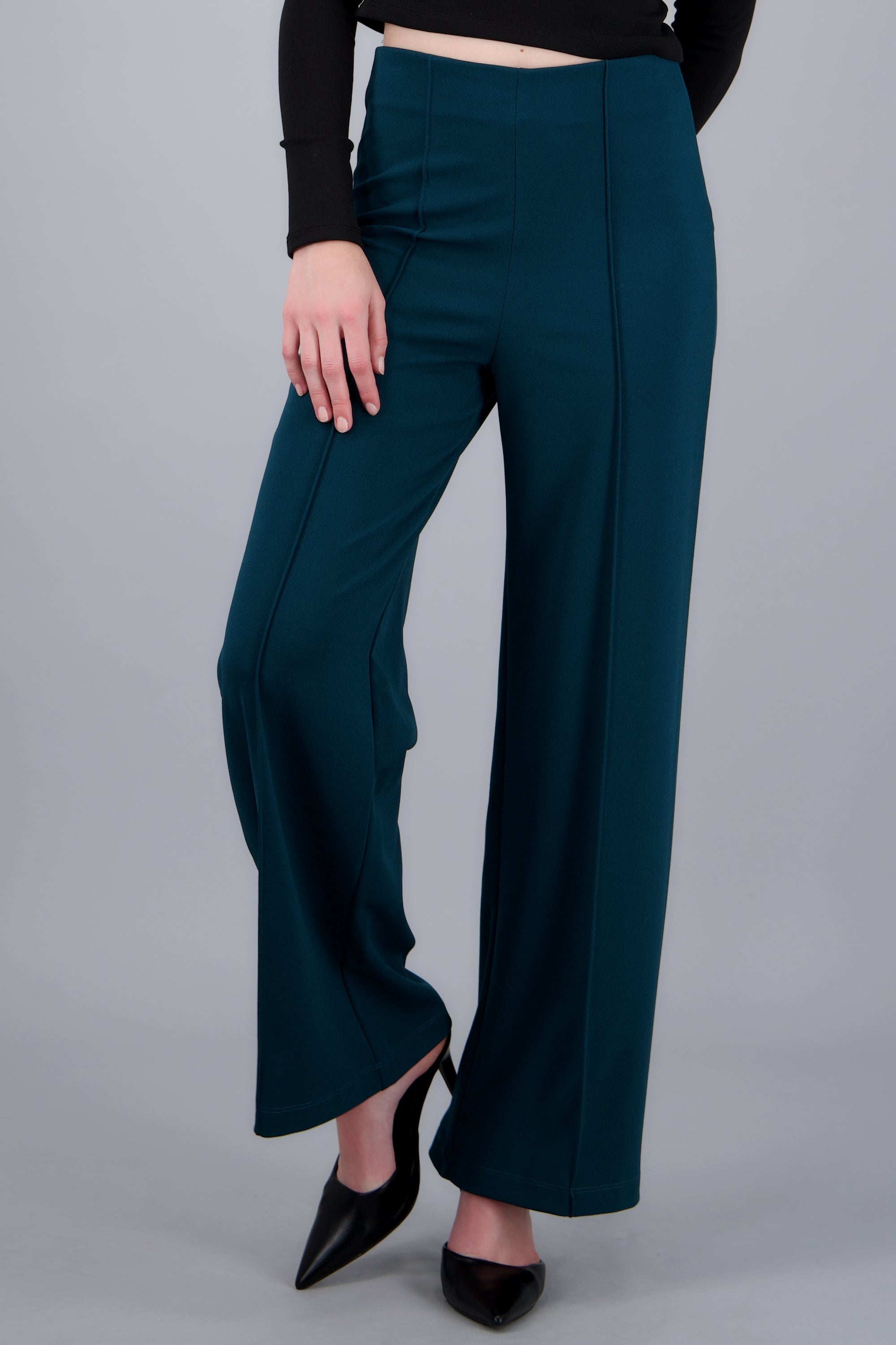 Pantalo amplio costura frontal JADE