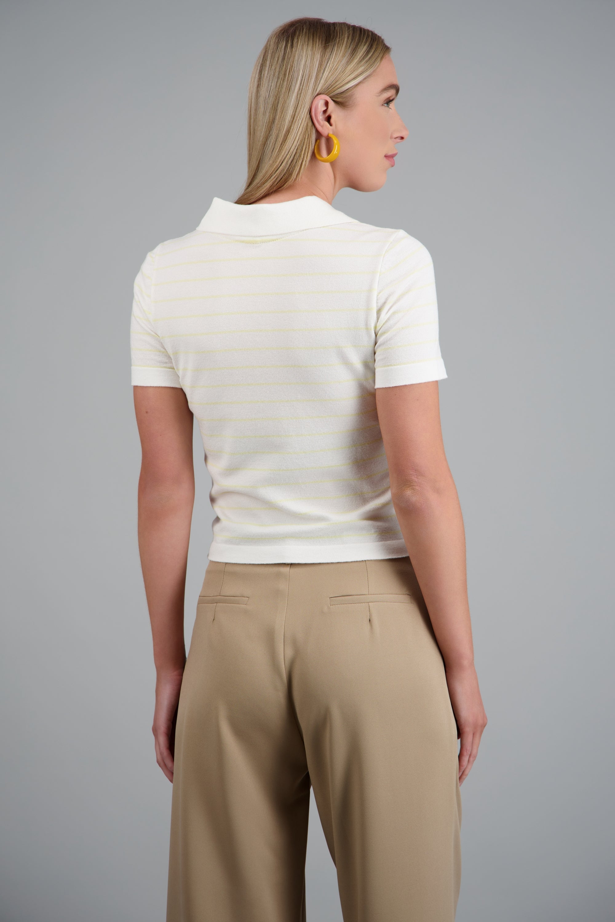 Polo rayas tejido snoopy AMARILLO COMBO