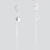 Aretes luna planeta