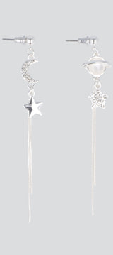 Aretes luna planeta