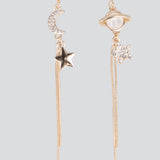 Aretes luna planeta