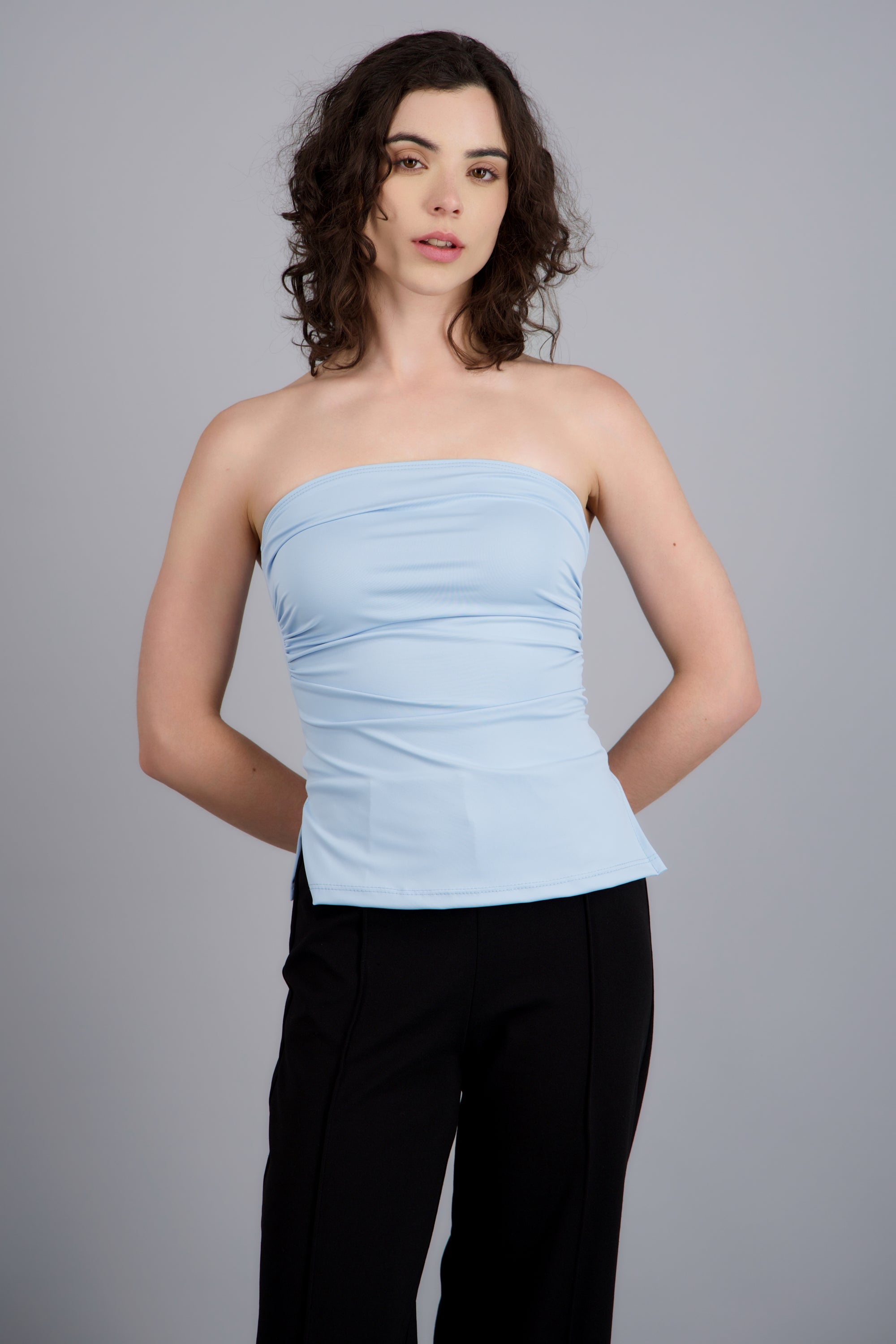 Top tubo AZUL