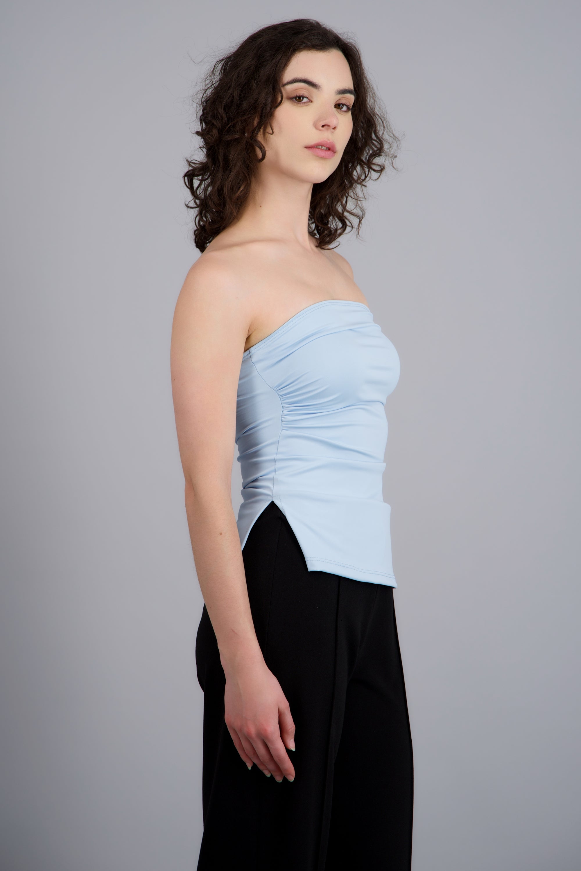 Top tubo AZUL