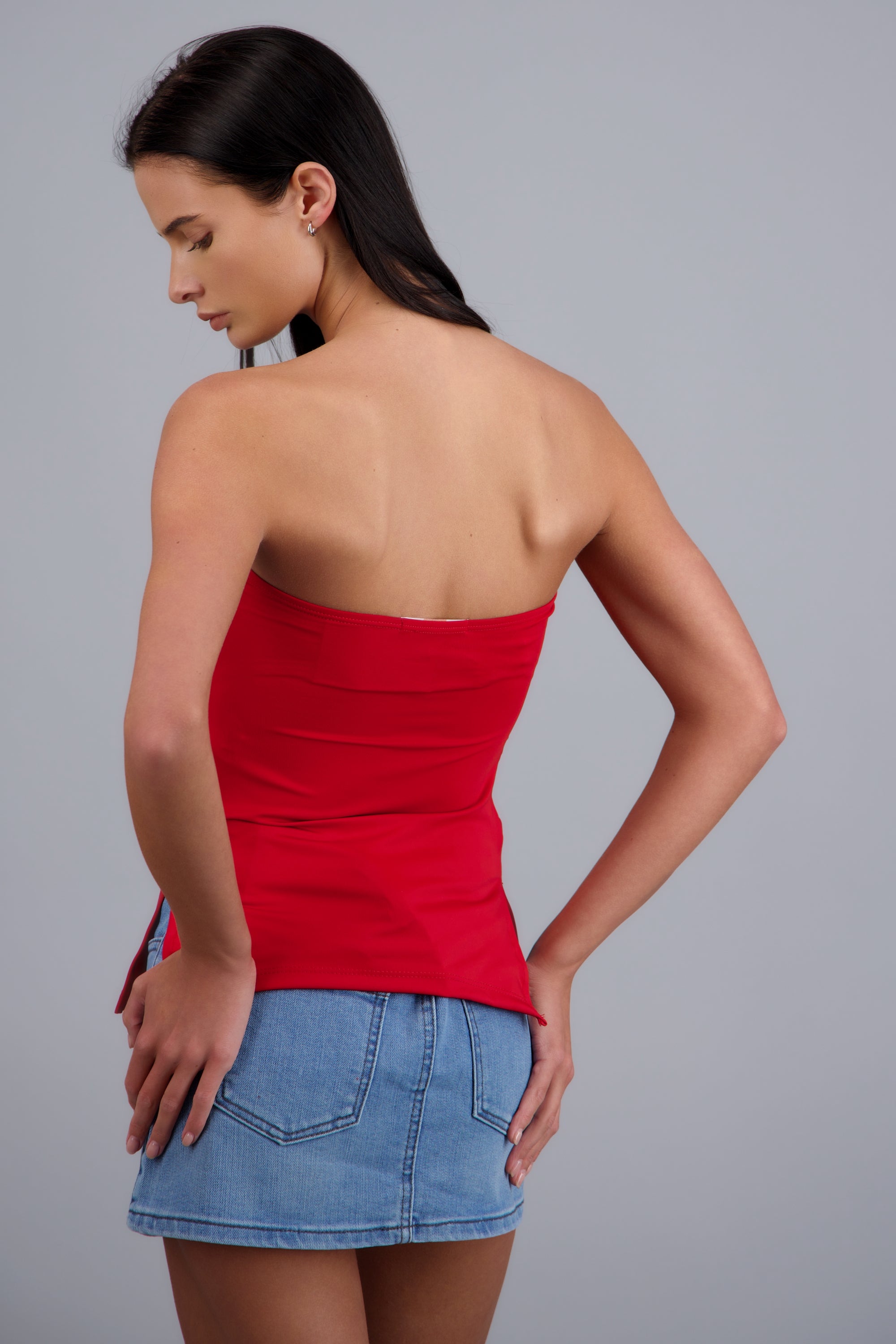 Top tubo ROJO