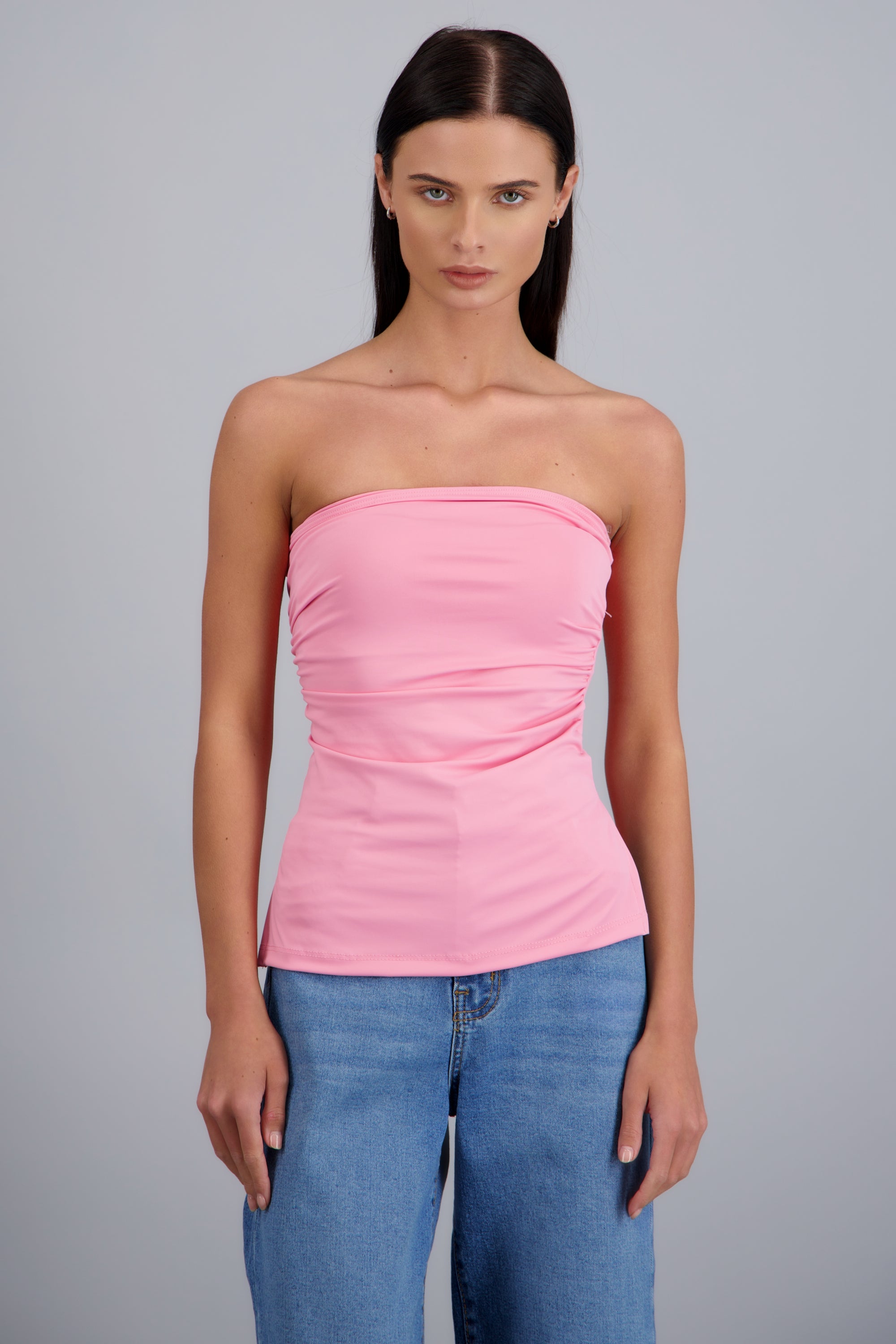 Top tubo ROSA