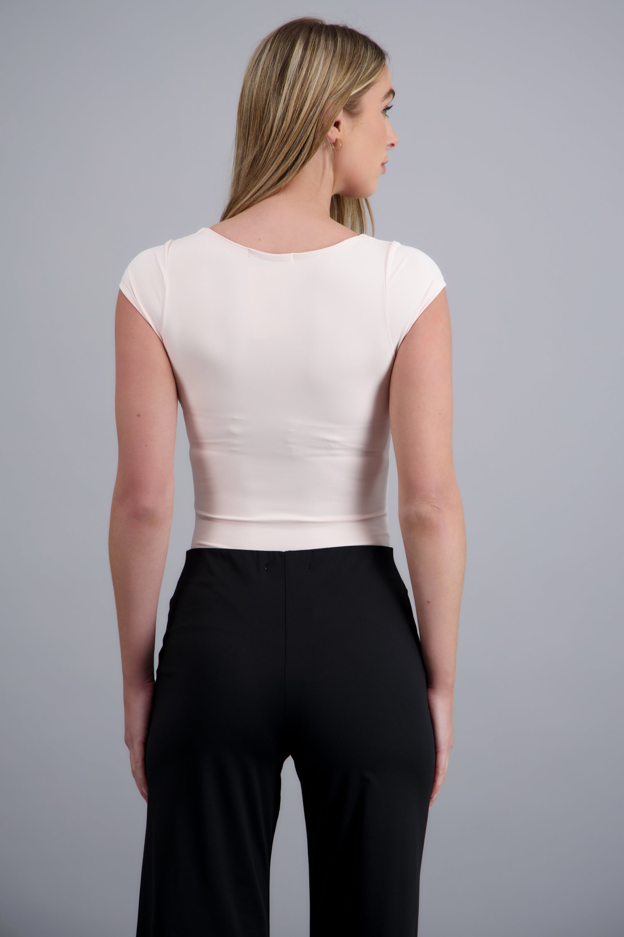 Bodysuit escote cuadrado ROSA PASTEL