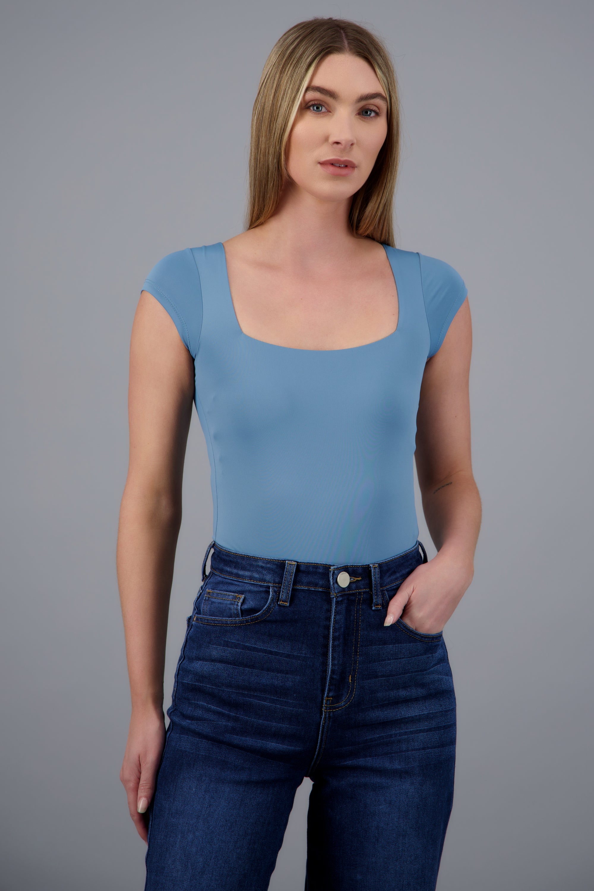 Bodysuit escote cuadrado INDIGO