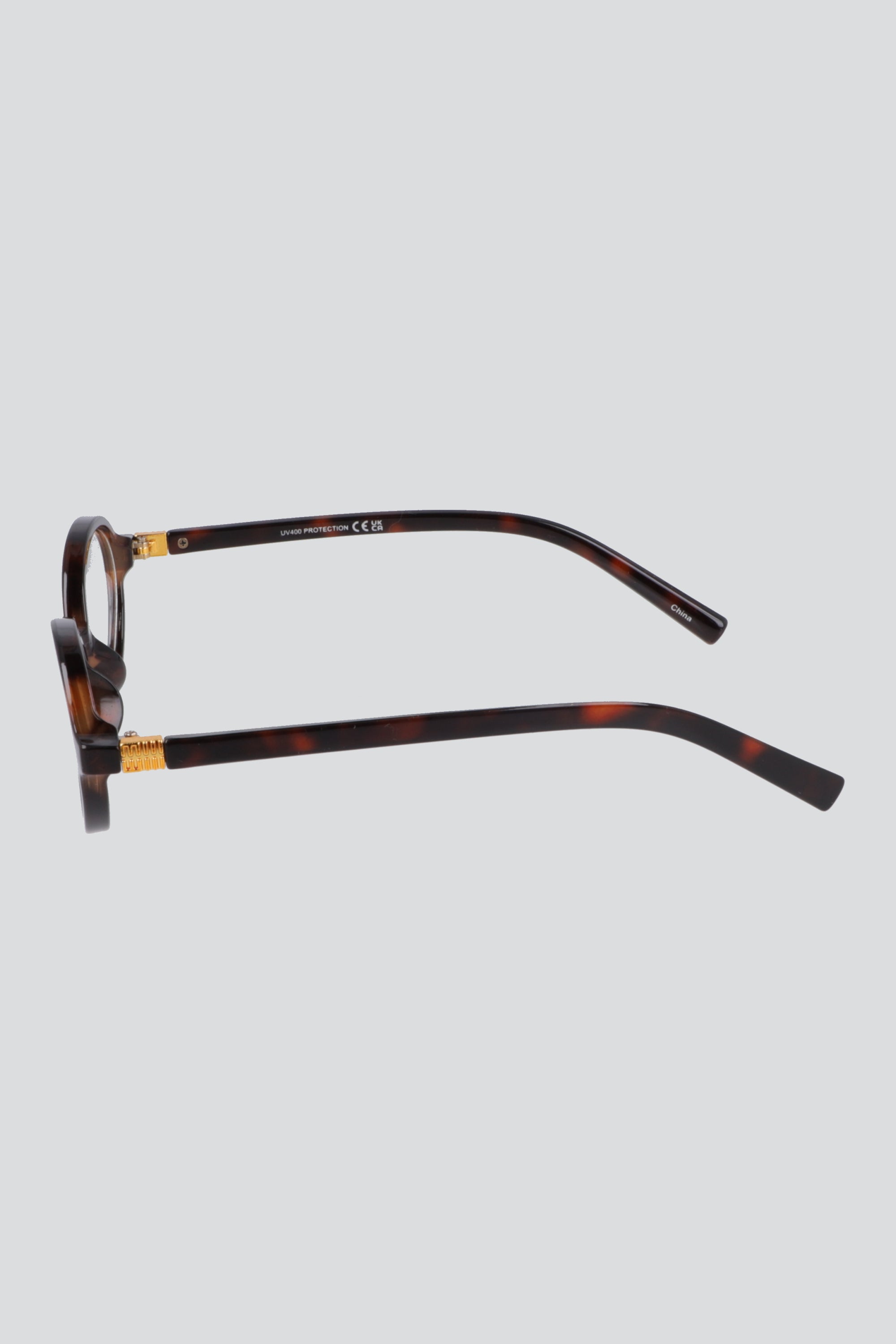 Lentes ovalados marco acetato luz azul CAFE