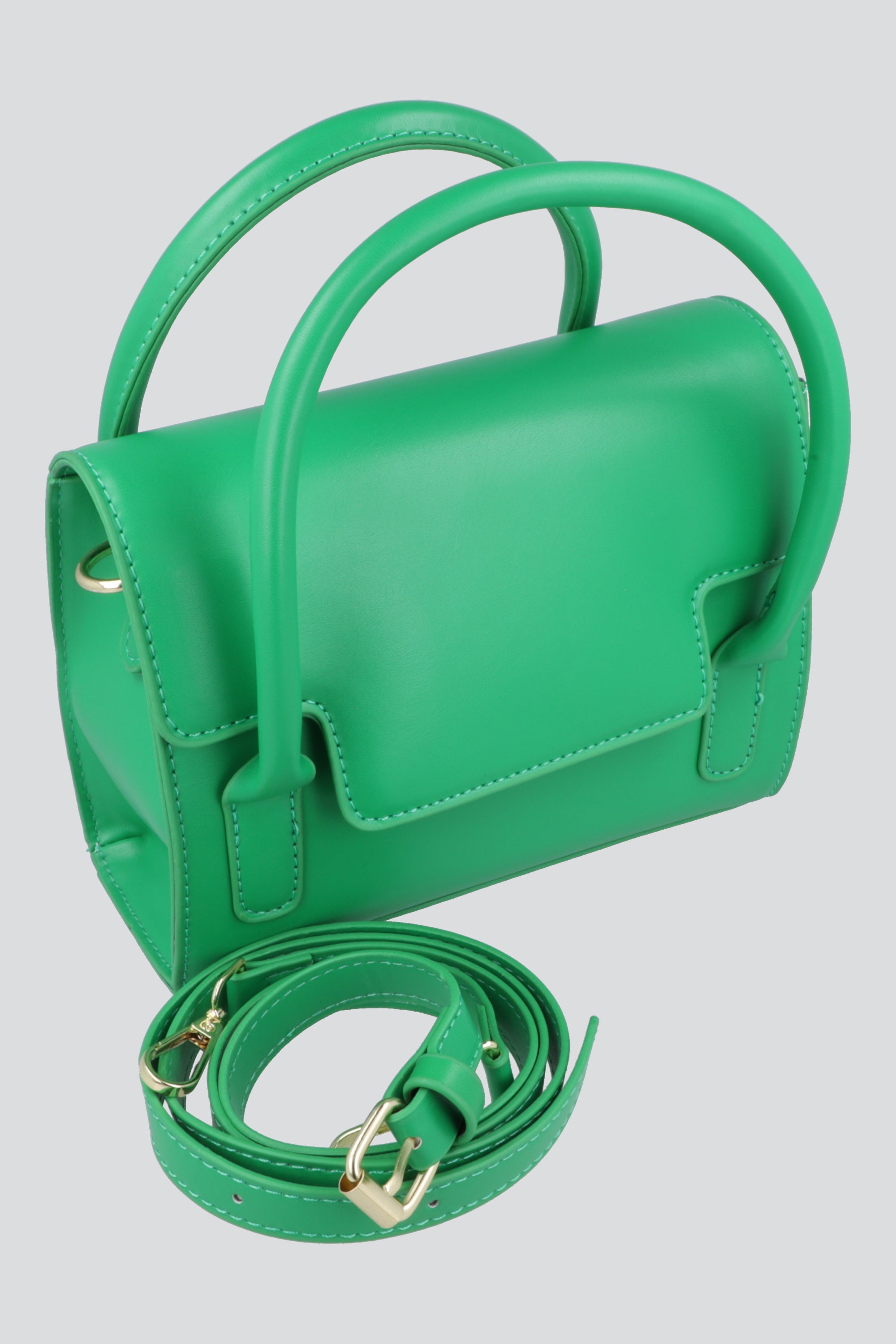 Bolsa crossbody monocromática VERDE