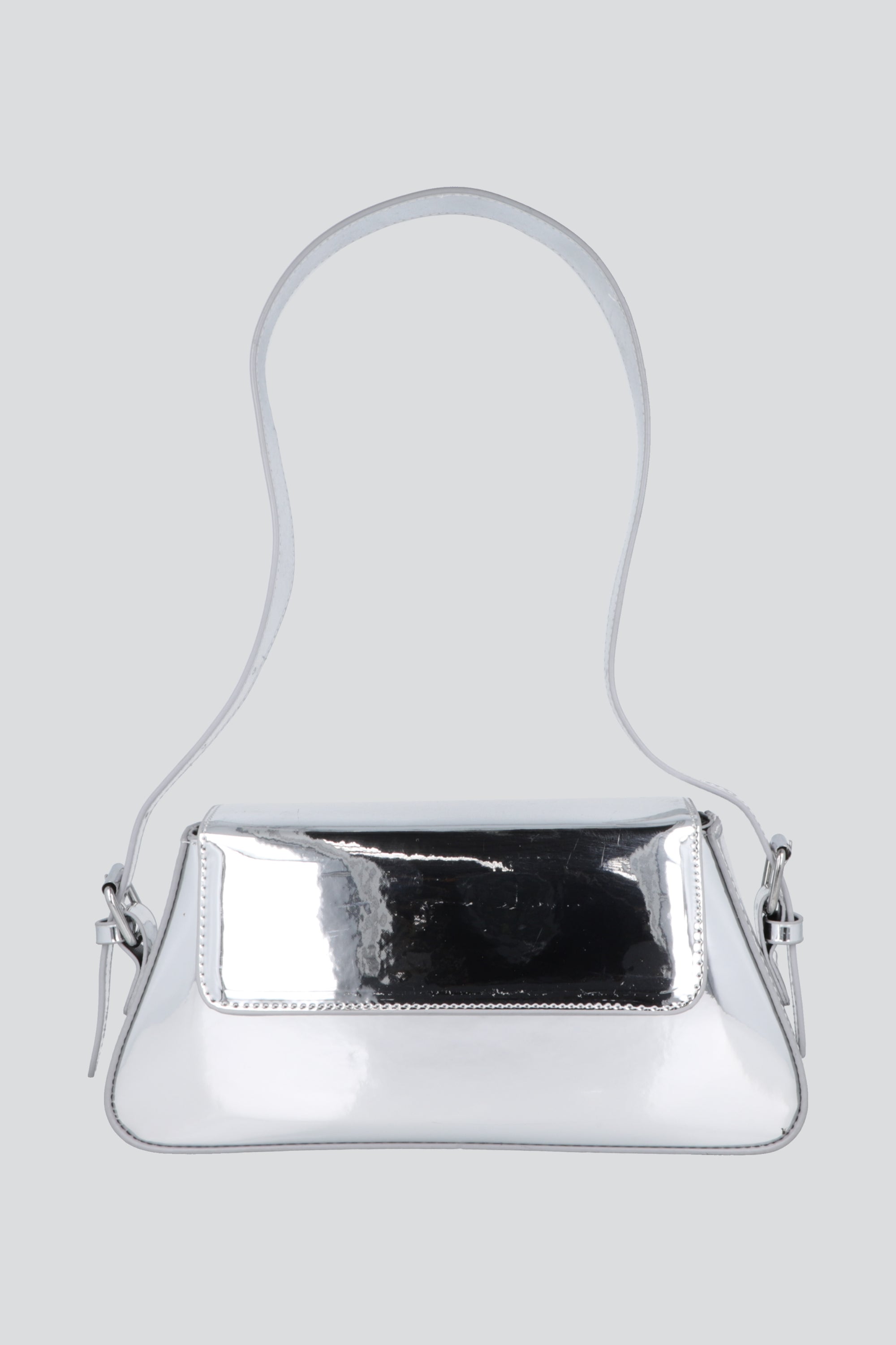 Bolsa shoulder metalica PLATA