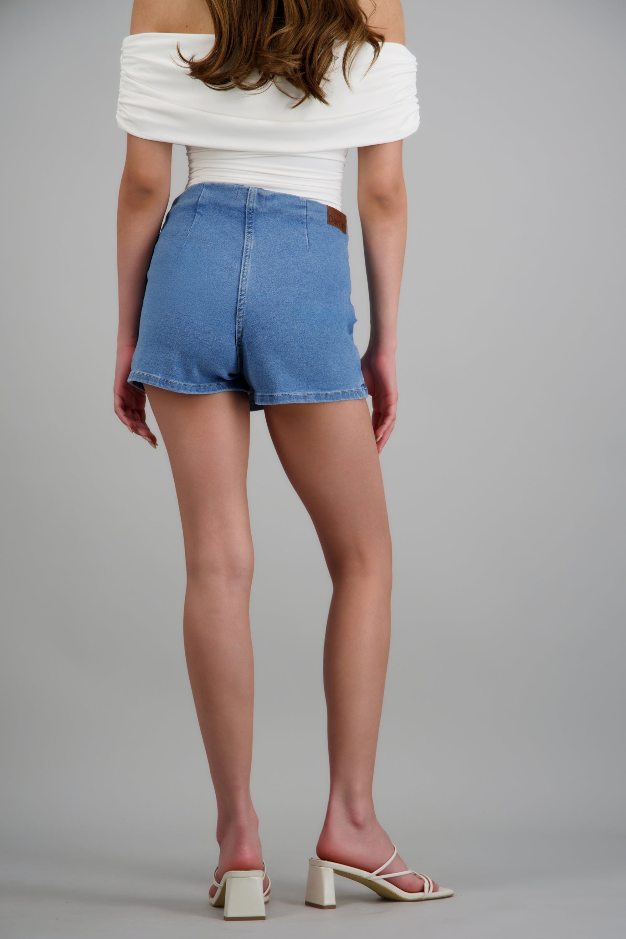 Skort mini doblez LIGHT WASH