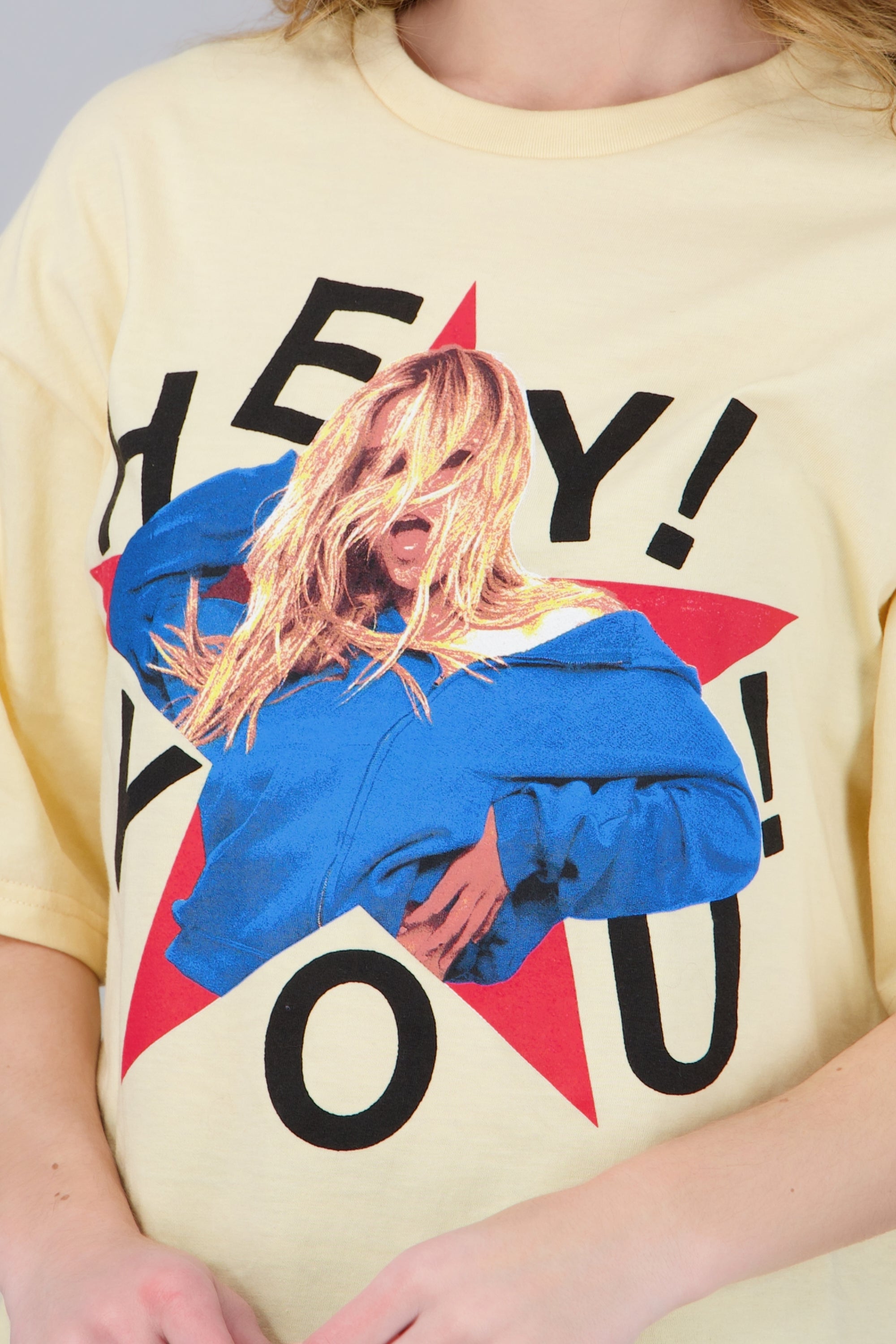 Playera Renée rap frente espalda BEIGE