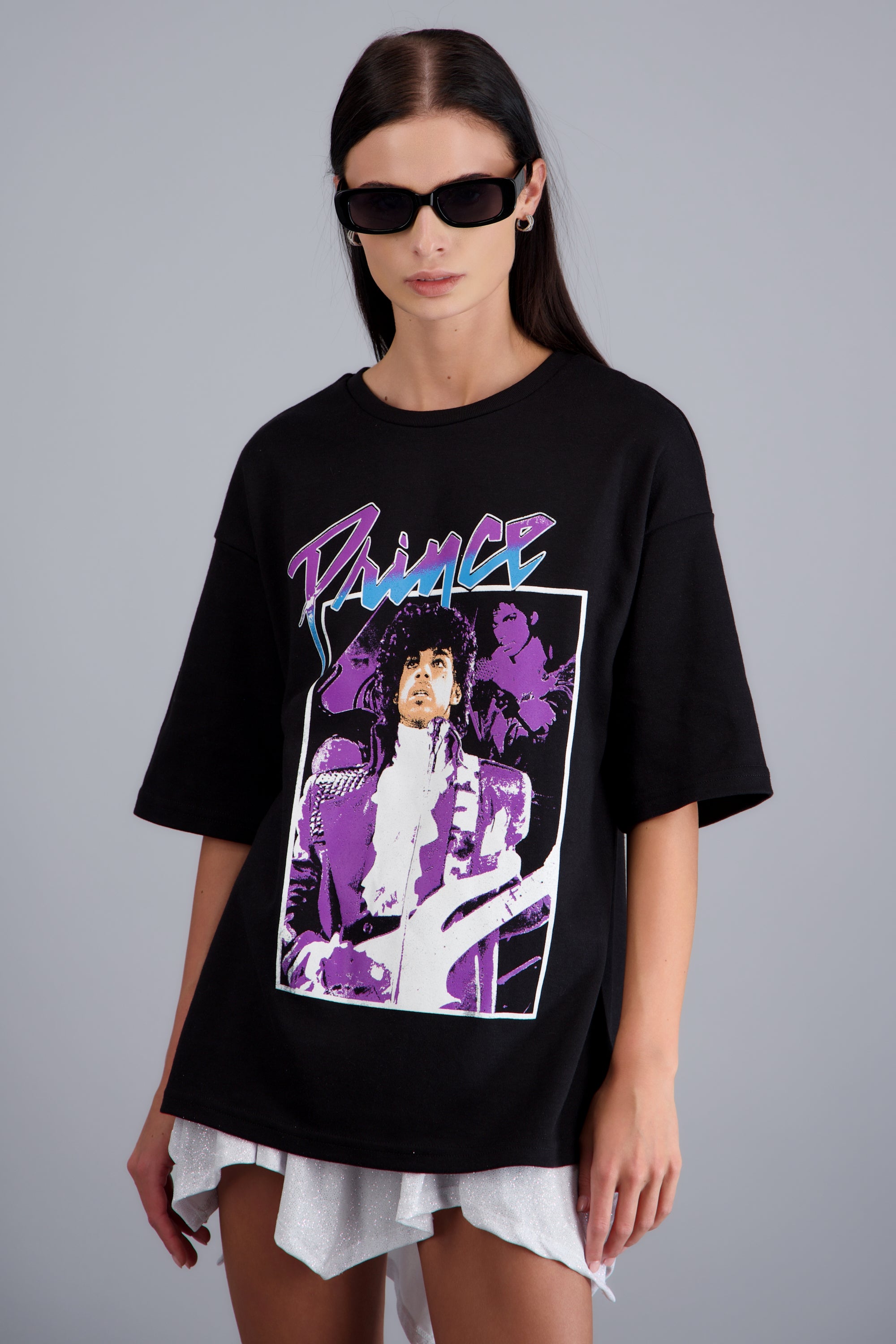 Playera Prince manga corta NEGRO