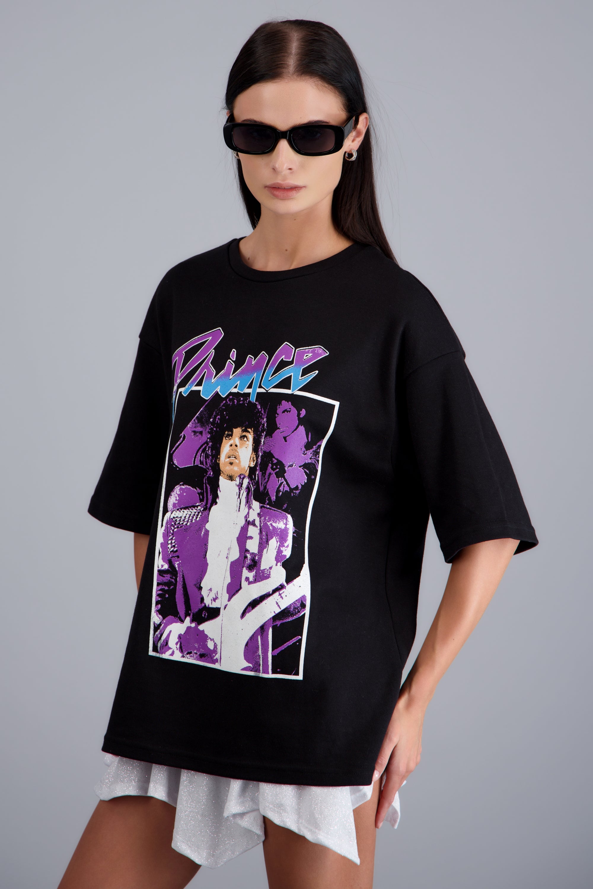 Playera Prince manga corta NEGRO